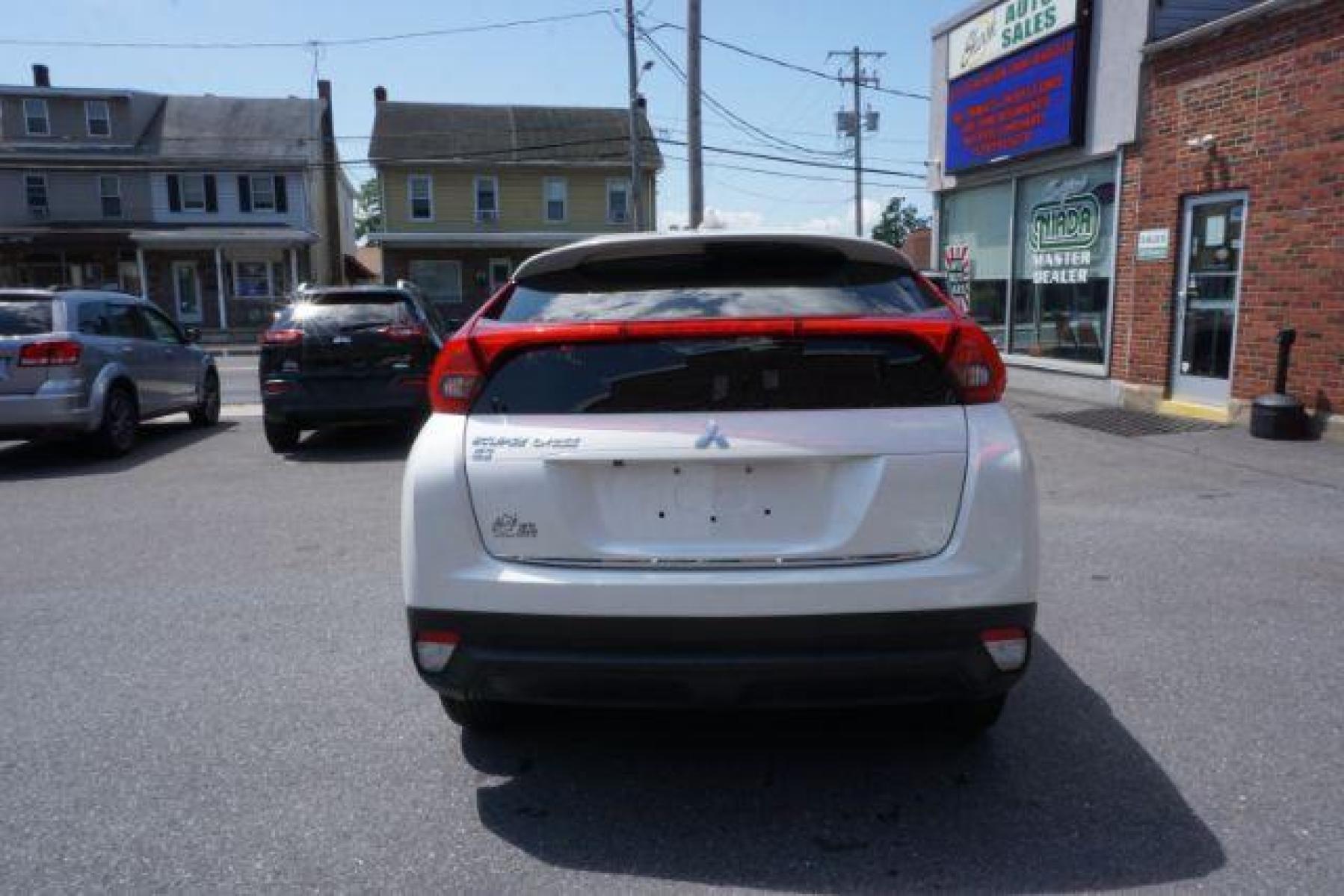 2020 Pearl White Mitsubishi Eclipse Cross ES (JA4AS3AA9LZ) with an 1.5L L4 DOHC 16V engine, Continuously Variable Transmission transmission, located at 312 Centre Ave, Schuylkill Haven, PA, 17972, (570) 593-5278, 40.638130, -76.177383 - rear parking sensors - Photo #9