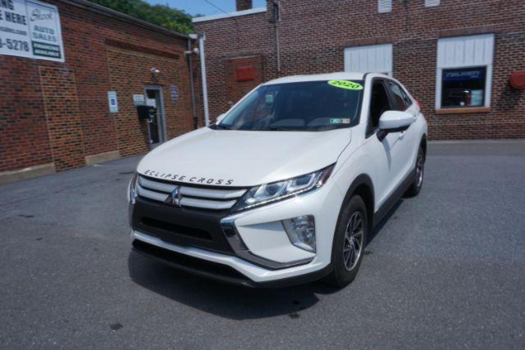 2020 Pearl White Mitsubishi Eclipse Cross ES (JA4AS3AA9LZ) with an 1.5L L4 DOHC 16V engine, Continuously Variable Transmission transmission, located at 312 Centre Ave, Schuylkill Haven, PA, 17972, (570) 593-5278, 40.638130, -76.177383 - rear parking sensors - Photo #1