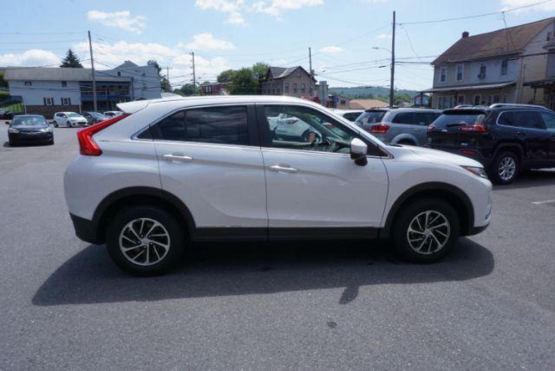 2020 Pearl White Mitsubishi Eclipse Cross ES (JA4AS3AA9LZ) with an 1.5L L4 DOHC 16V engine, Continuously Variable Transmission transmission, located at 312 Centre Ave, Schuylkill Haven, PA, 17972, (570) 593-5278, 40.638130, -76.177383 - rear parking sensors - Photo #6