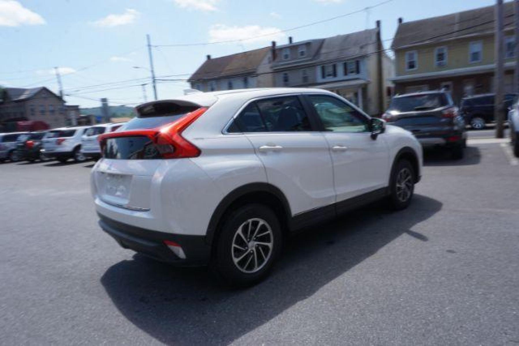 2020 Pearl White Mitsubishi Eclipse Cross ES (JA4AS3AA9LZ) with an 1.5L L4 DOHC 16V engine, Continuously Variable Transmission transmission, located at 312 Centre Ave, Schuylkill Haven, PA, 17972, (570) 593-5278, 40.638130, -76.177383 - rear parking sensors - Photo #7