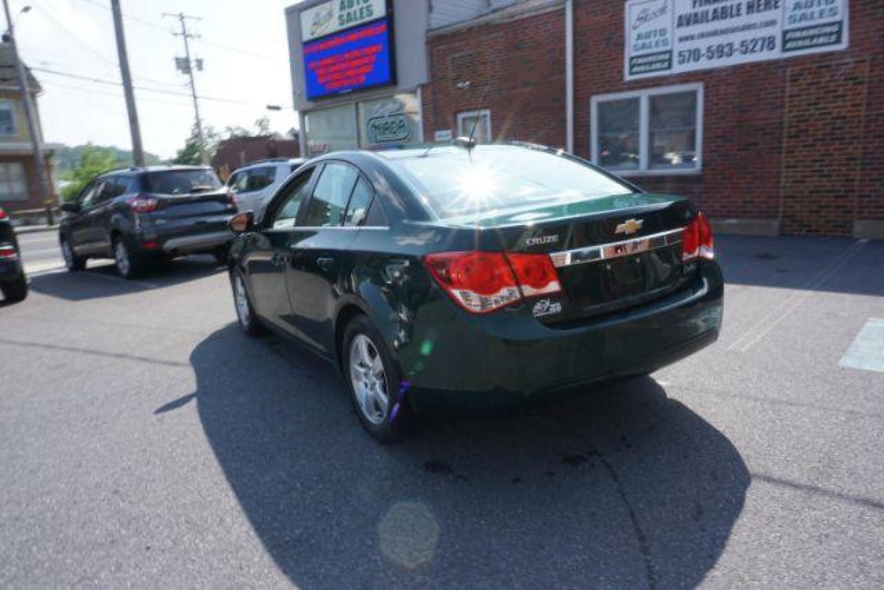 2015 Rainforest Green Metallic Chevrolet Cruze 1LT Auto (1G1PC5SB5F7) with an 1.4L L4 DOHC 16V TURBO engine, 6-Speed Automatic transmission, located at 312 Centre Ave, Schuylkill Haven, PA, 17972, (570) 593-5278, 40.638130, -76.177383 - Photo #11
