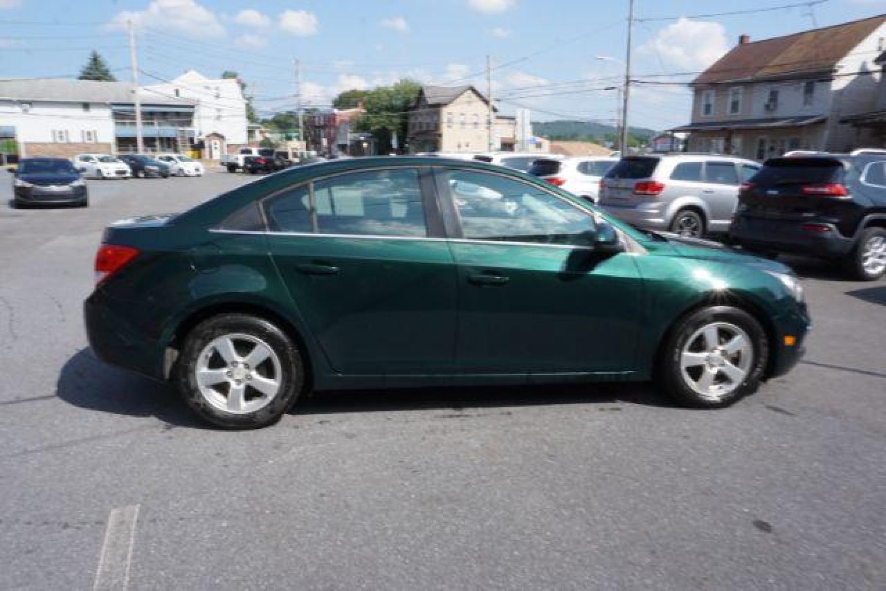 2015 Rainforest Green Metallic Chevrolet Cruze 1LT Auto (1G1PC5SB5F7) with an 1.4L L4 DOHC 16V TURBO engine, 6-Speed Automatic transmission, located at 312 Centre Ave, Schuylkill Haven, PA, 17972, (570) 593-5278, 40.638130, -76.177383 - Photo #8