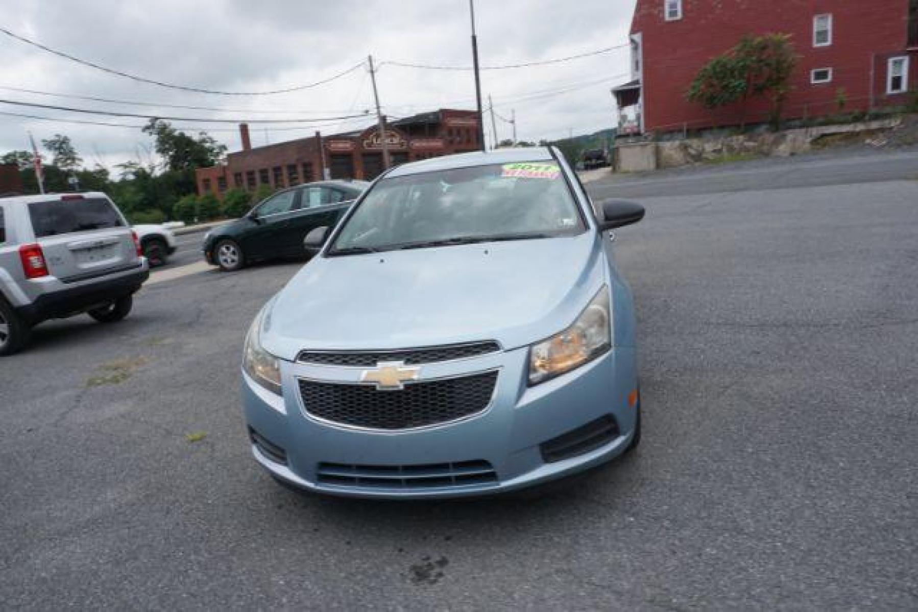 2011 Ice Blue Metallic Chevrolet Cruze 2LS (1G1PD5SH8B7) with an 1.8L L4 DOHC 16V FFV engine, 6-Speed Manual transmission, located at 312 Centre Ave, Schuylkill Haven, PA, 17972, (570) 593-5278, 40.638130, -76.177383 - Photo #4
