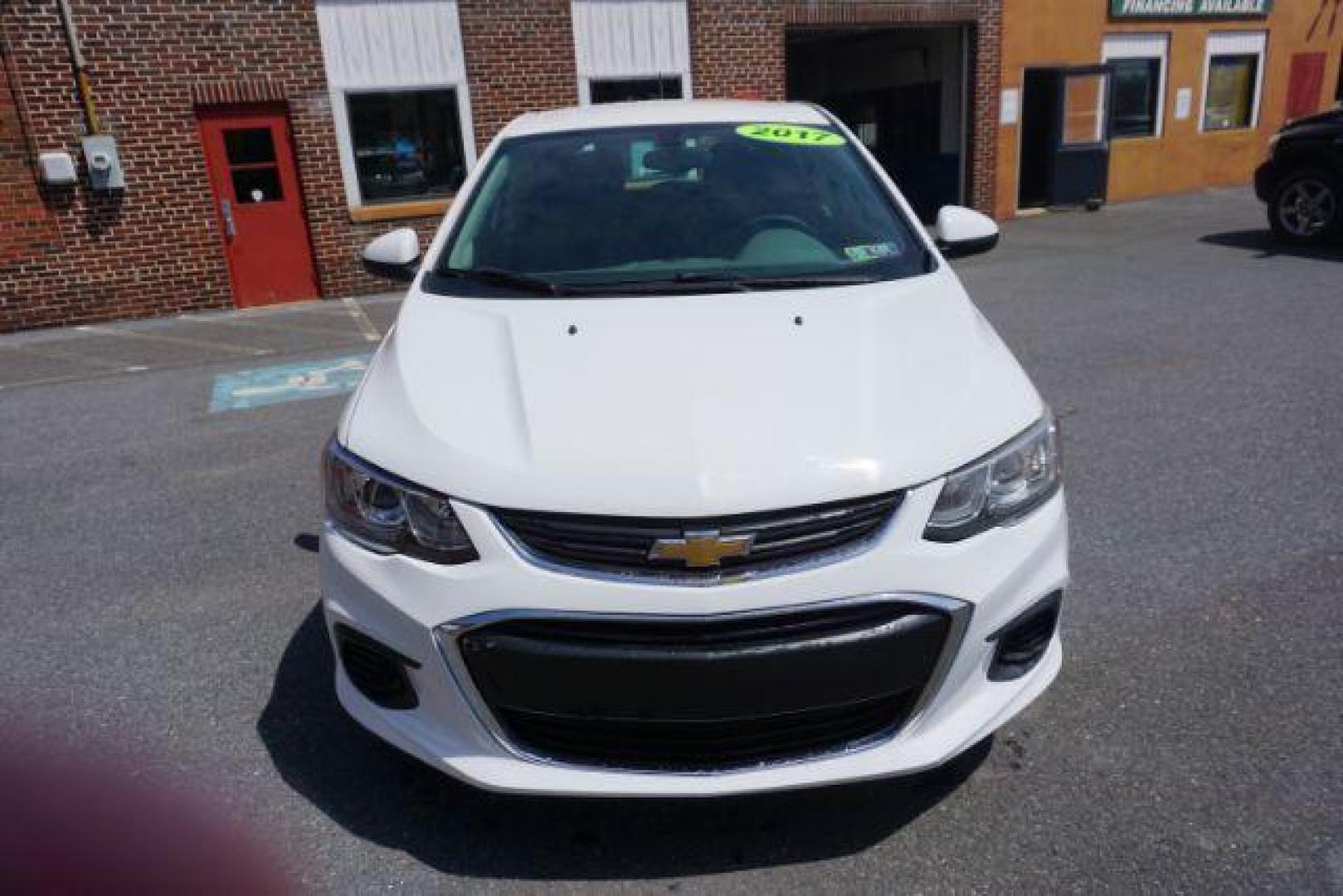 2017 White Chevrolet Sonic FL Auto Hatchback (1G1JG6SH8H4) with an 1.8L L4 DOHC 24V engine, 6-Speed Automatic transmission, located at 312 Centre Ave, Schuylkill Haven, PA, 17972, (570) 593-5278, 40.638130, -76.177383 - Photo#4