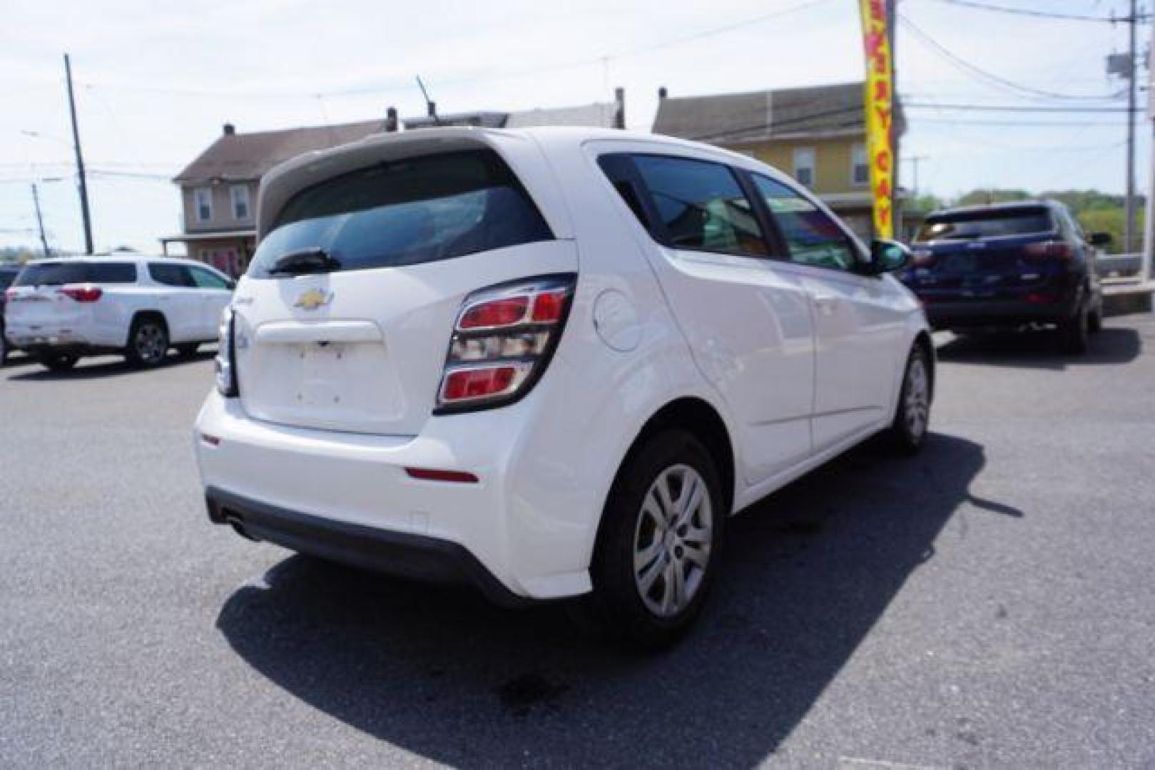 2017 White Chevrolet Sonic FL Auto Hatchback (1G1JG6SH8H4) with an 1.8L L4 DOHC 24V engine, 6-Speed Automatic transmission, located at 312 Centre Ave, Schuylkill Haven, PA, 17972, (570) 593-5278, 40.638130, -76.177383 - Photo#9