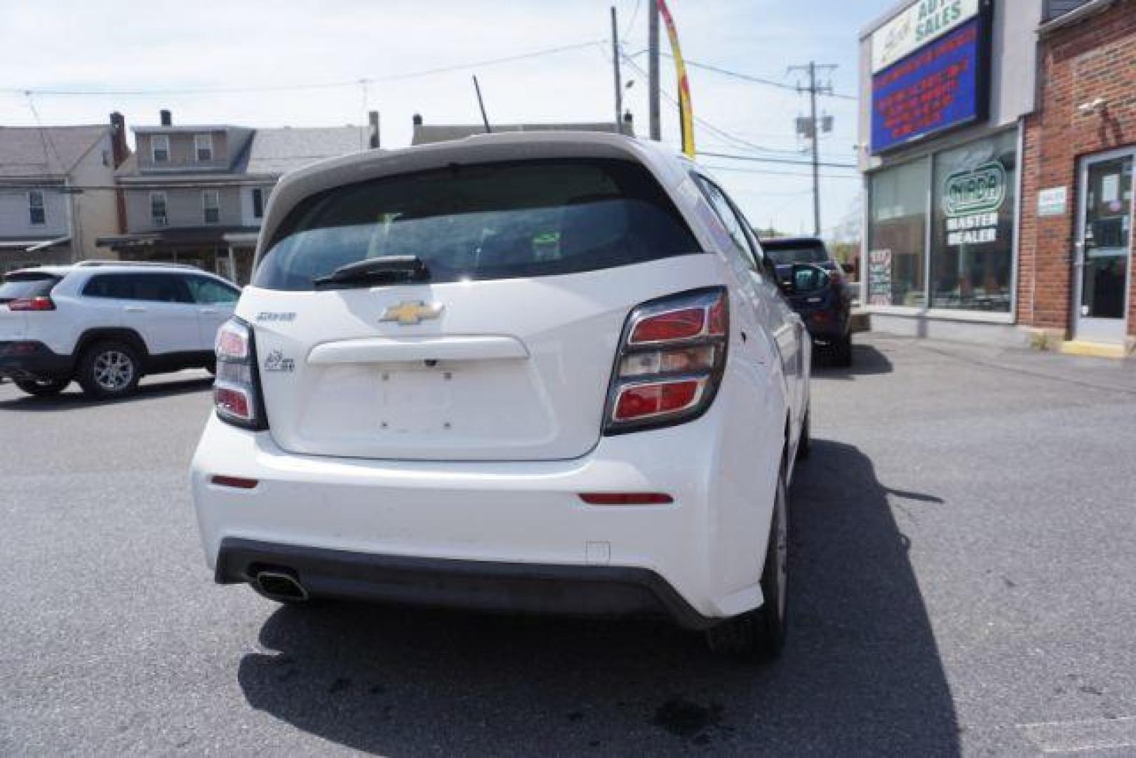 2017 White Chevrolet Sonic FL Auto Hatchback (1G1JG6SH8H4) with an 1.8L L4 DOHC 24V engine, 6-Speed Automatic transmission, located at 312 Centre Ave, Schuylkill Haven, PA, 17972, (570) 593-5278, 40.638130, -76.177383 - Photo#10