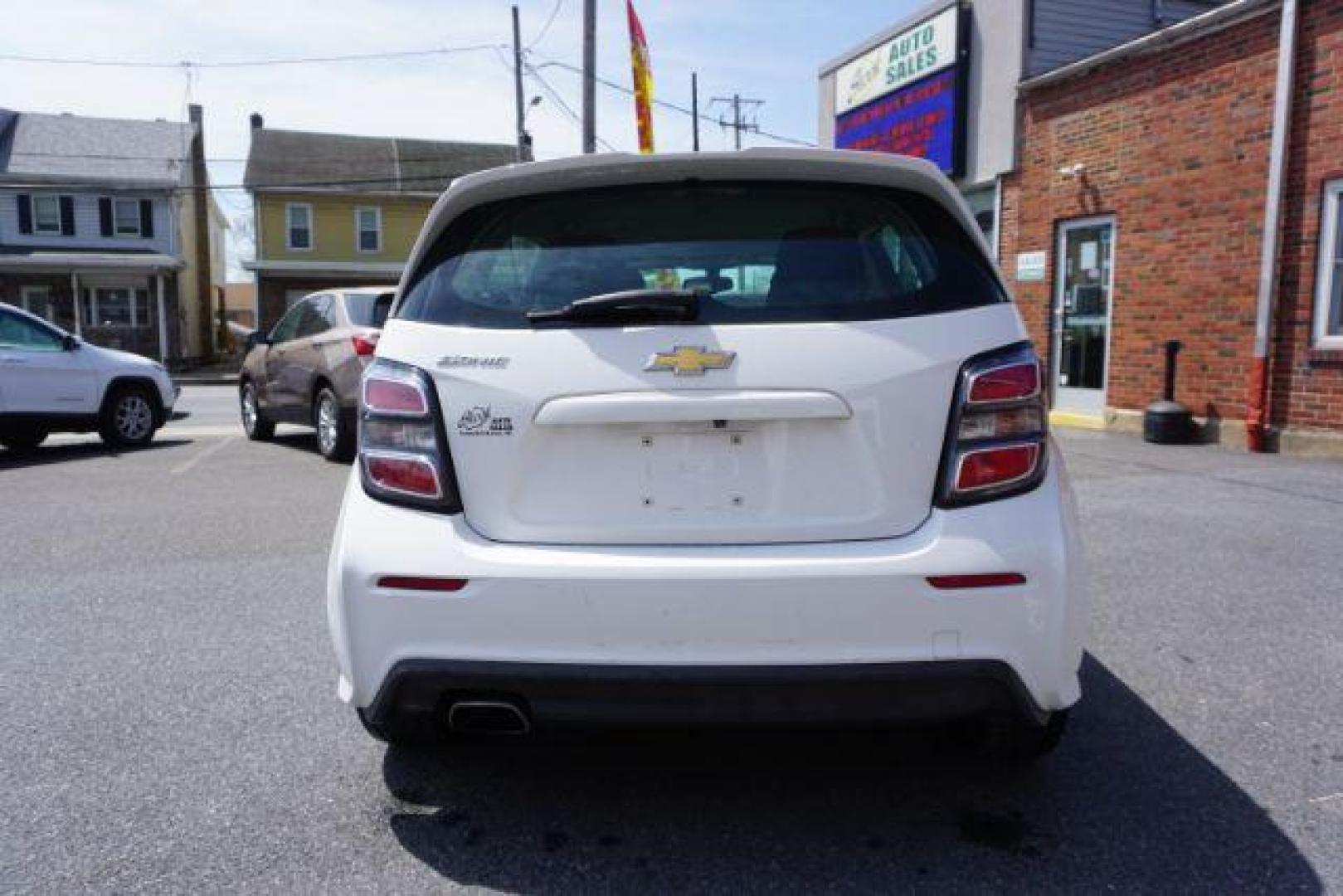 2017 White Chevrolet Sonic FL Auto Hatchback (1G1JG6SH8H4) with an 1.8L L4 DOHC 24V engine, 6-Speed Automatic transmission, located at 312 Centre Ave, Schuylkill Haven, PA, 17972, (570) 593-5278, 40.638130, -76.177383 - Photo#11