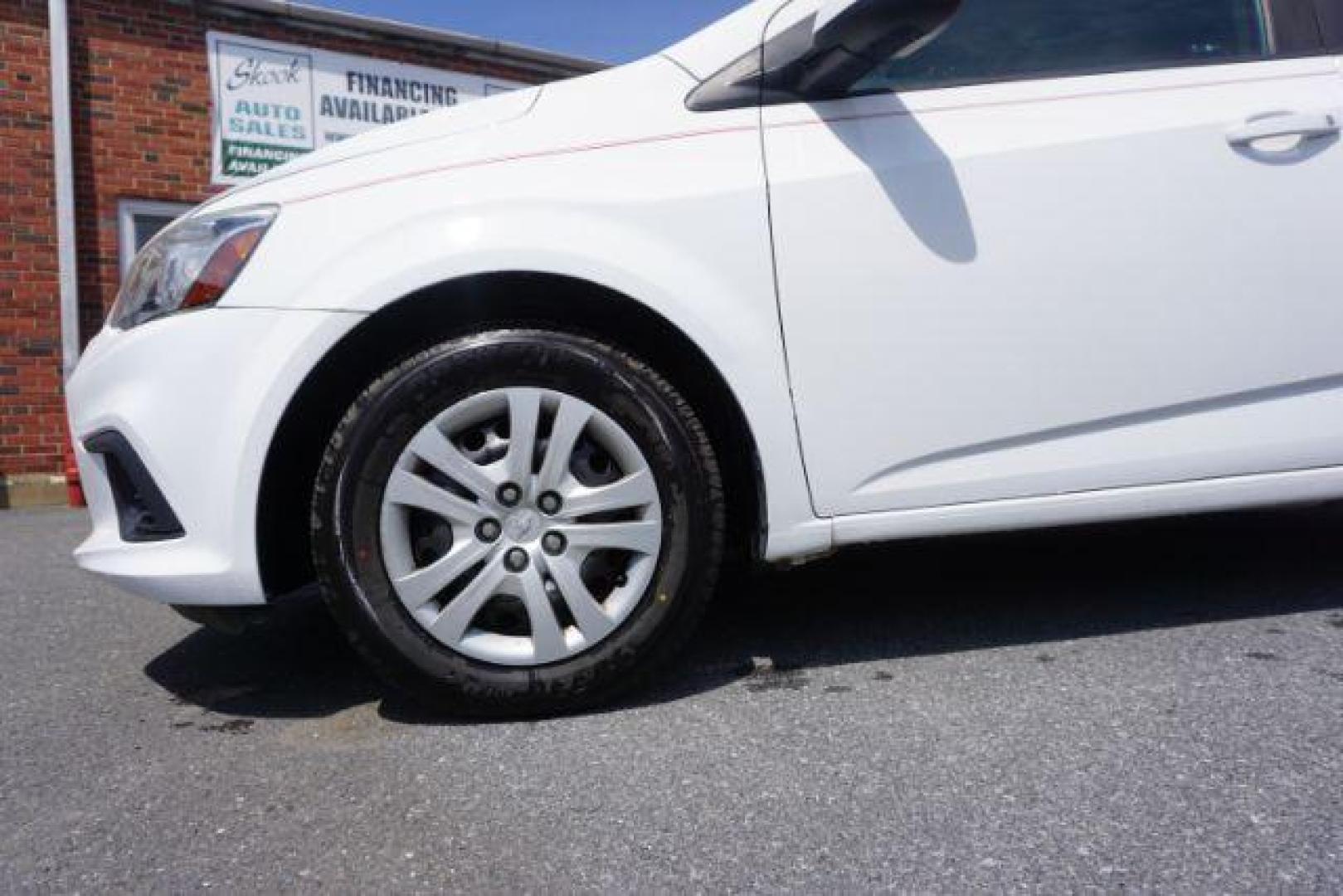 2017 White Chevrolet Sonic FL Auto Hatchback (1G1JG6SH8H4) with an 1.8L L4 DOHC 24V engine, 6-Speed Automatic transmission, located at 312 Centre Ave, Schuylkill Haven, PA, 17972, (570) 593-5278, 40.638130, -76.177383 - Photo#14
