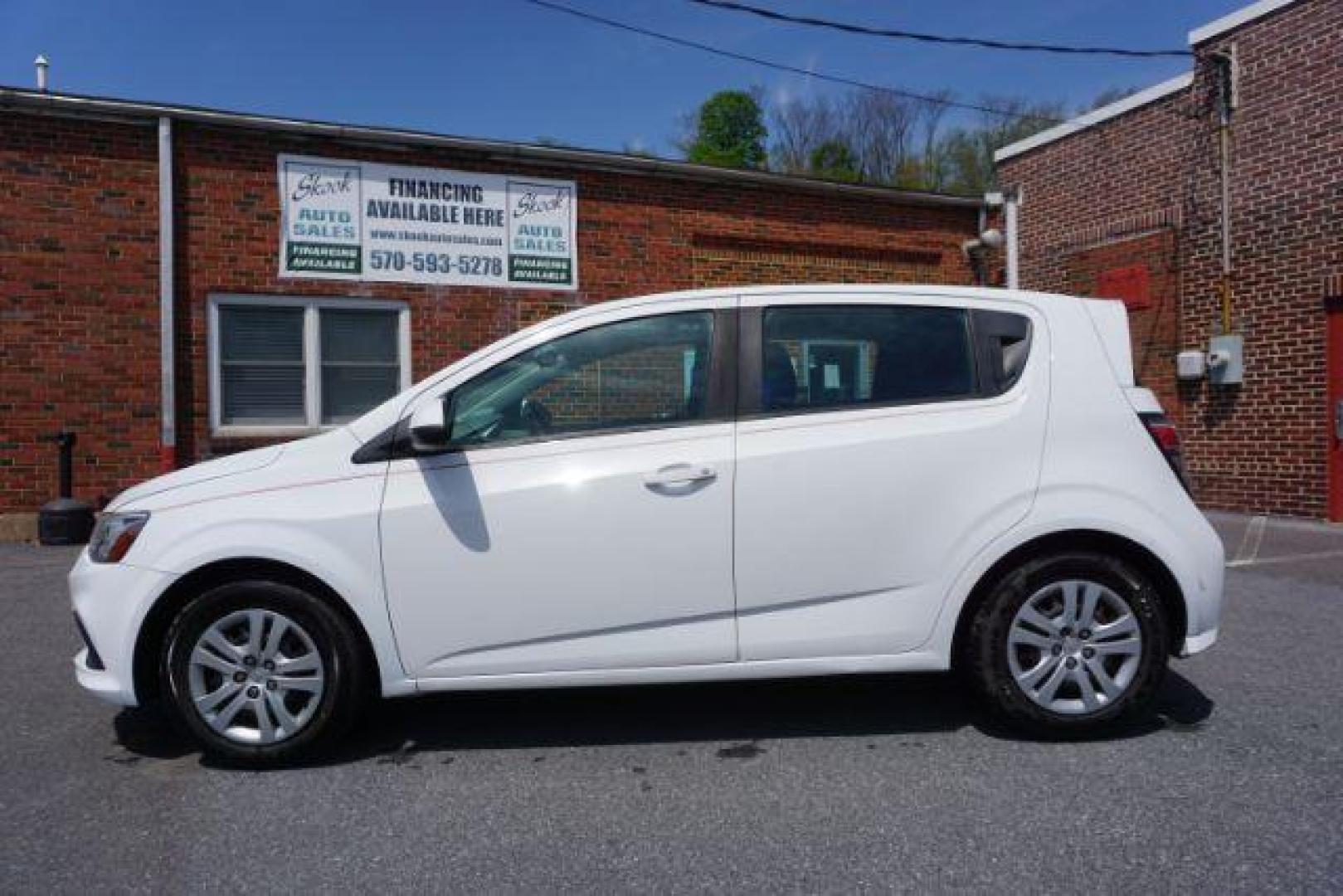 2017 White Chevrolet Sonic FL Auto Hatchback (1G1JG6SH8H4) with an 1.8L L4 DOHC 24V engine, 6-Speed Automatic transmission, located at 312 Centre Ave, Schuylkill Haven, PA, 17972, (570) 593-5278, 40.638130, -76.177383 - Photo#15