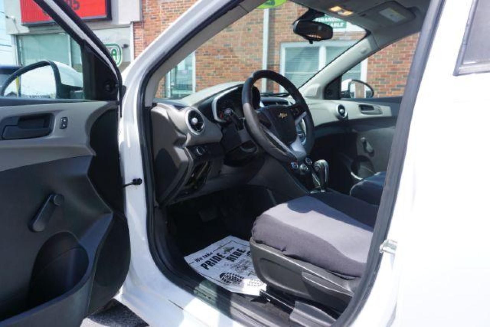 2017 White Chevrolet Sonic FL Auto Hatchback (1G1JG6SH8H4) with an 1.8L L4 DOHC 24V engine, 6-Speed Automatic transmission, located at 312 Centre Ave, Schuylkill Haven, PA, 17972, (570) 593-5278, 40.638130, -76.177383 - Photo#18