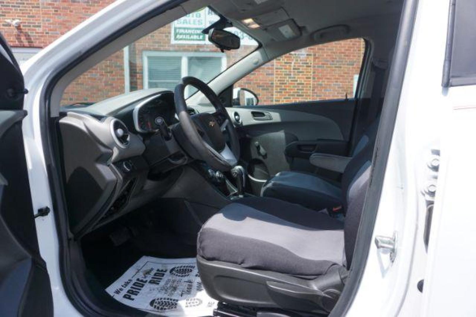 2017 White Chevrolet Sonic FL Auto Hatchback (1G1JG6SH8H4) with an 1.8L L4 DOHC 24V engine, 6-Speed Automatic transmission, located at 312 Centre Ave, Schuylkill Haven, PA, 17972, (570) 593-5278, 40.638130, -76.177383 - Photo#19