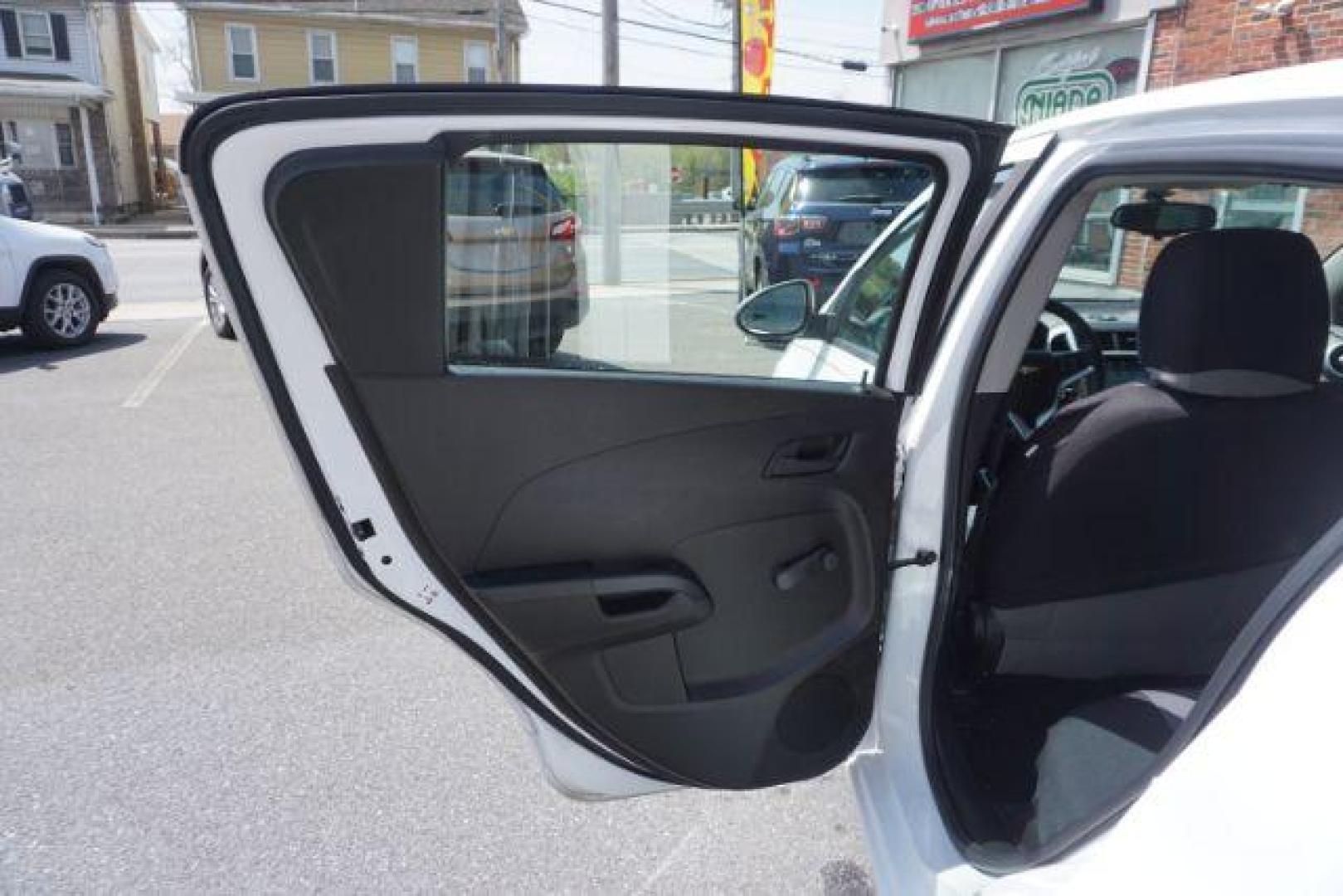 2017 White Chevrolet Sonic FL Auto Hatchback (1G1JG6SH8H4) with an 1.8L L4 DOHC 24V engine, 6-Speed Automatic transmission, located at 312 Centre Ave, Schuylkill Haven, PA, 17972, (570) 593-5278, 40.638130, -76.177383 - Photo#31