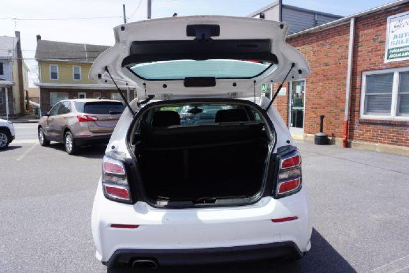2017 White Chevrolet Sonic FL Auto Hatchback (1G1JG6SH8H4) with an 1.8L L4 DOHC 24V engine, 6-Speed Automatic transmission, located at 312 Centre Ave, Schuylkill Haven, PA, 17972, (570) 593-5278, 40.638130, -76.177383 - Photo#40