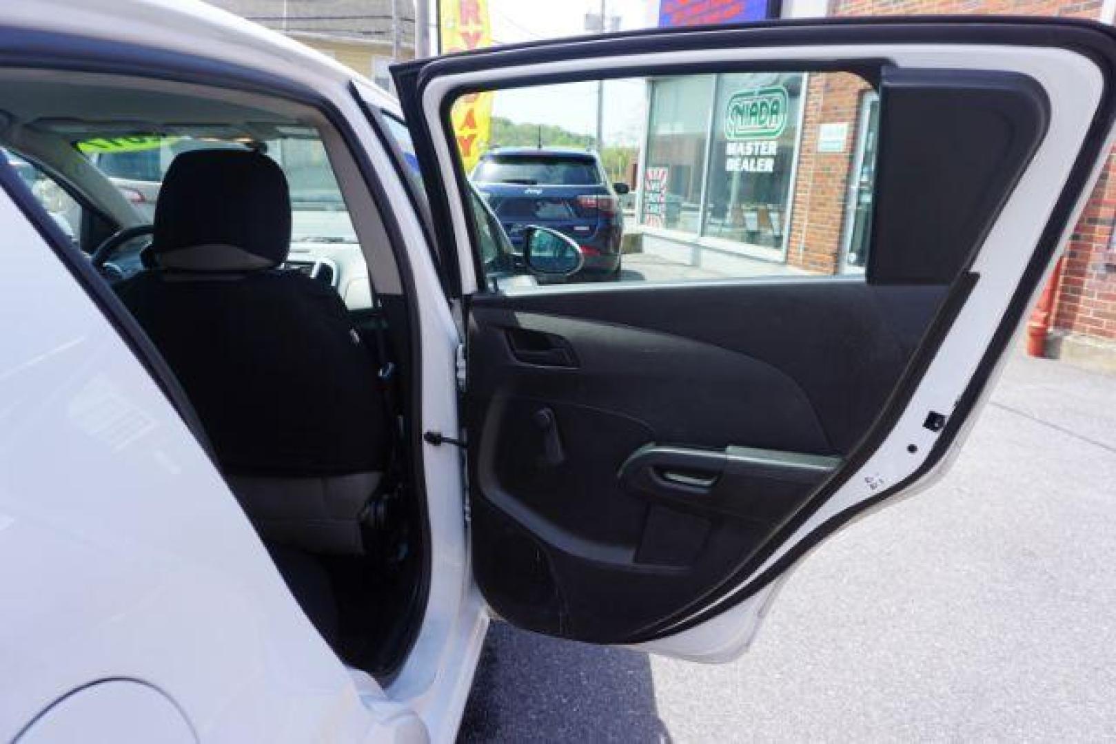 2017 White Chevrolet Sonic FL Auto Hatchback (1G1JG6SH8H4) with an 1.8L L4 DOHC 24V engine, 6-Speed Automatic transmission, located at 312 Centre Ave, Schuylkill Haven, PA, 17972, (570) 593-5278, 40.638130, -76.177383 - Photo#42
