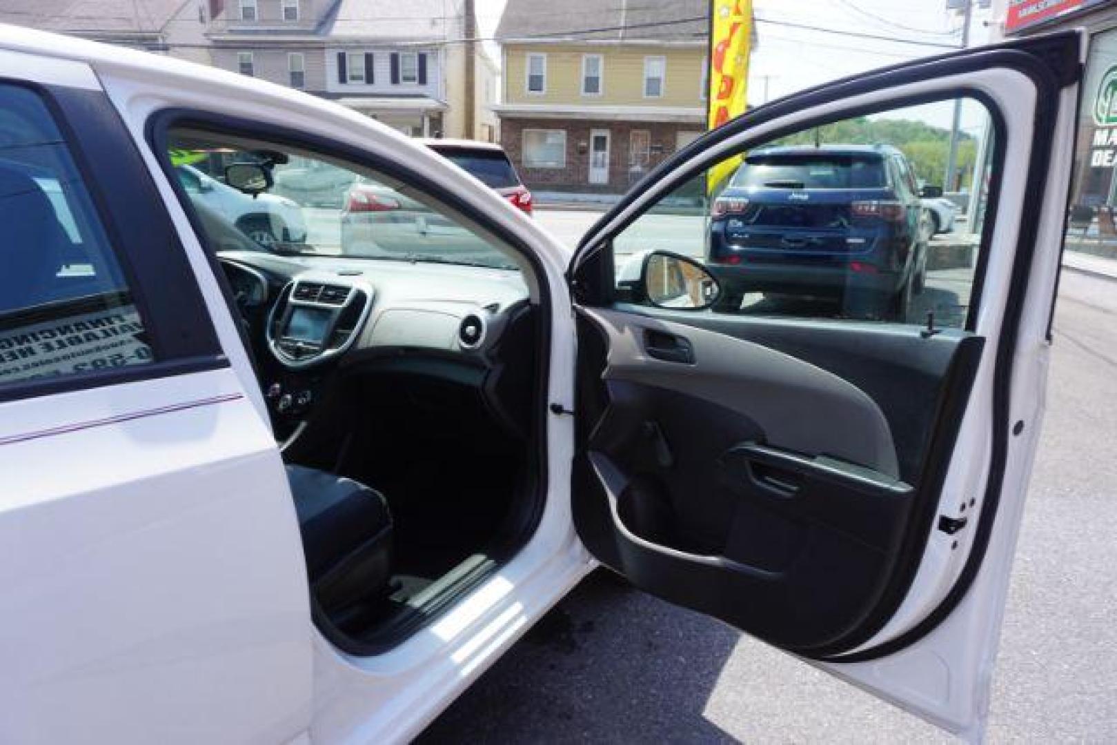 2017 White Chevrolet Sonic FL Auto Hatchback (1G1JG6SH8H4) with an 1.8L L4 DOHC 24V engine, 6-Speed Automatic transmission, located at 312 Centre Ave, Schuylkill Haven, PA, 17972, (570) 593-5278, 40.638130, -76.177383 - Photo#46