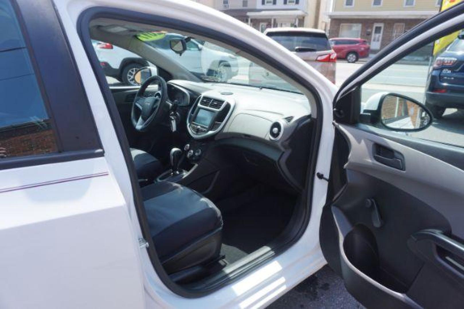 2017 White Chevrolet Sonic FL Auto Hatchback (1G1JG6SH8H4) with an 1.8L L4 DOHC 24V engine, 6-Speed Automatic transmission, located at 312 Centre Ave, Schuylkill Haven, PA, 17972, (570) 593-5278, 40.638130, -76.177383 - Photo#48
