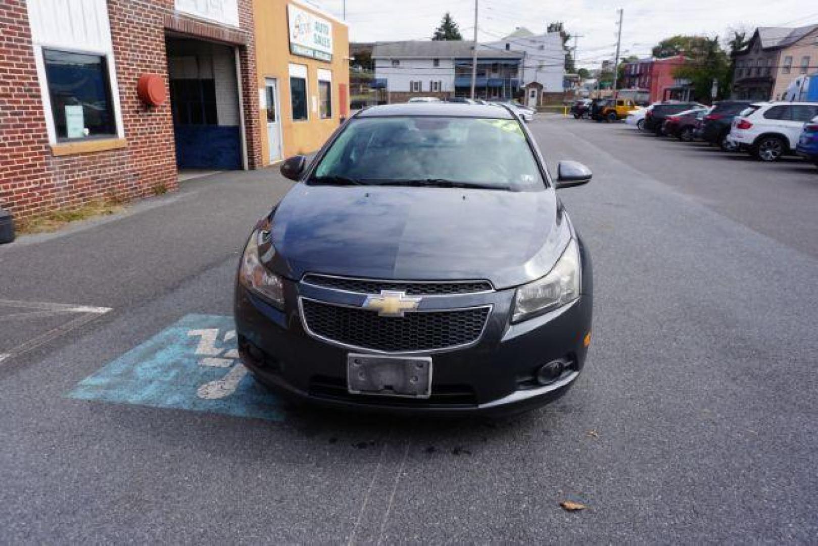 2013 Cyber Gray Metallic Chevrolet Cruze 1LT Auto (1G1PC5SB8D7) with an 1.4L L4 DOHC 16V TUR engine, 6-Speed Automatic transmission, located at 312 Centre Ave, Schuylkill Haven, PA, 17972, (570) 593-5278, 40.638130, -76.177383 - Photo#1