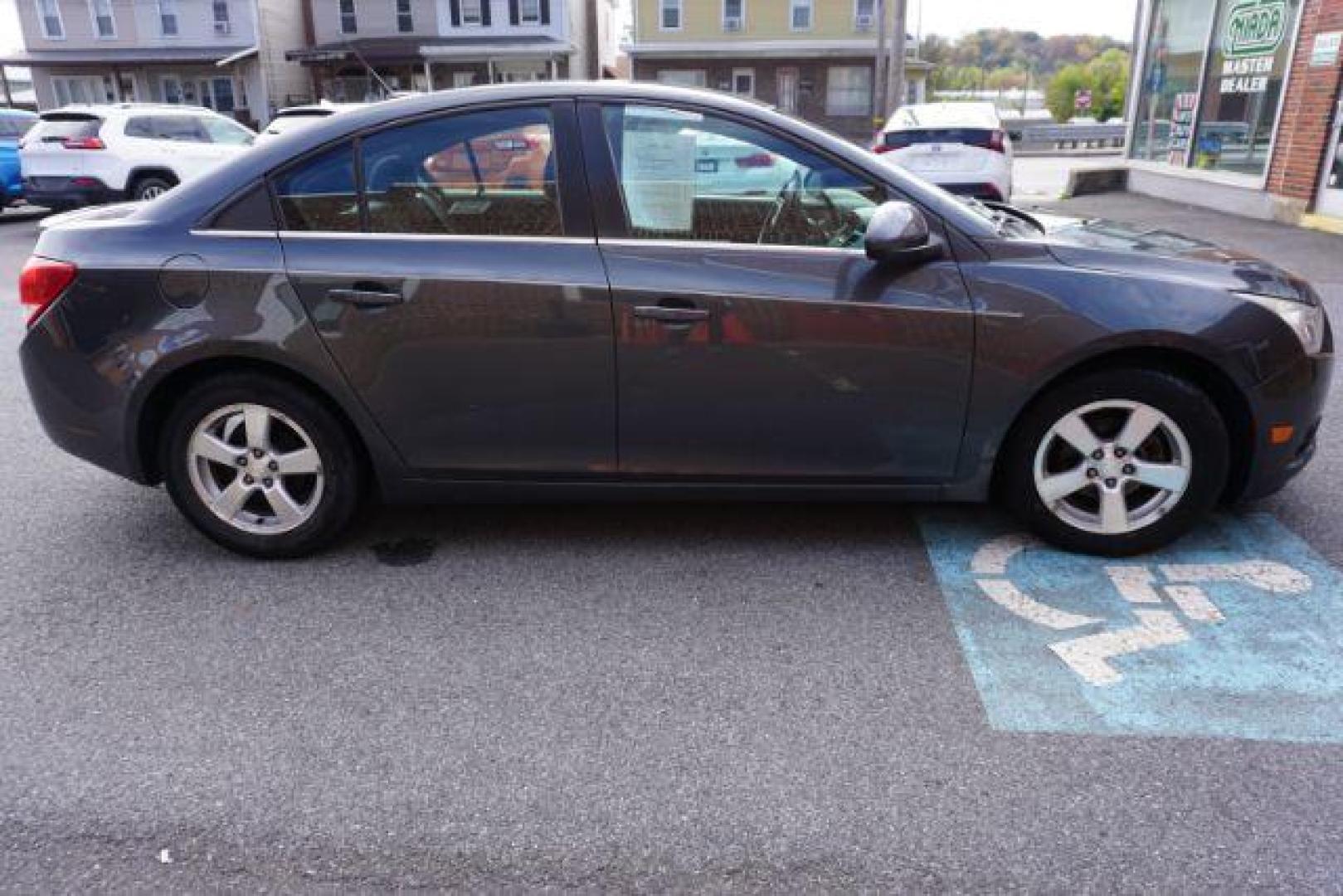 2013 Cyber Gray Metallic Chevrolet Cruze 1LT Auto (1G1PC5SB8D7) with an 1.4L L4 DOHC 16V TUR engine, 6-Speed Automatic transmission, located at 312 Centre Ave, Schuylkill Haven, PA, 17972, (570) 593-5278, 40.638130, -76.177383 - Photo#11