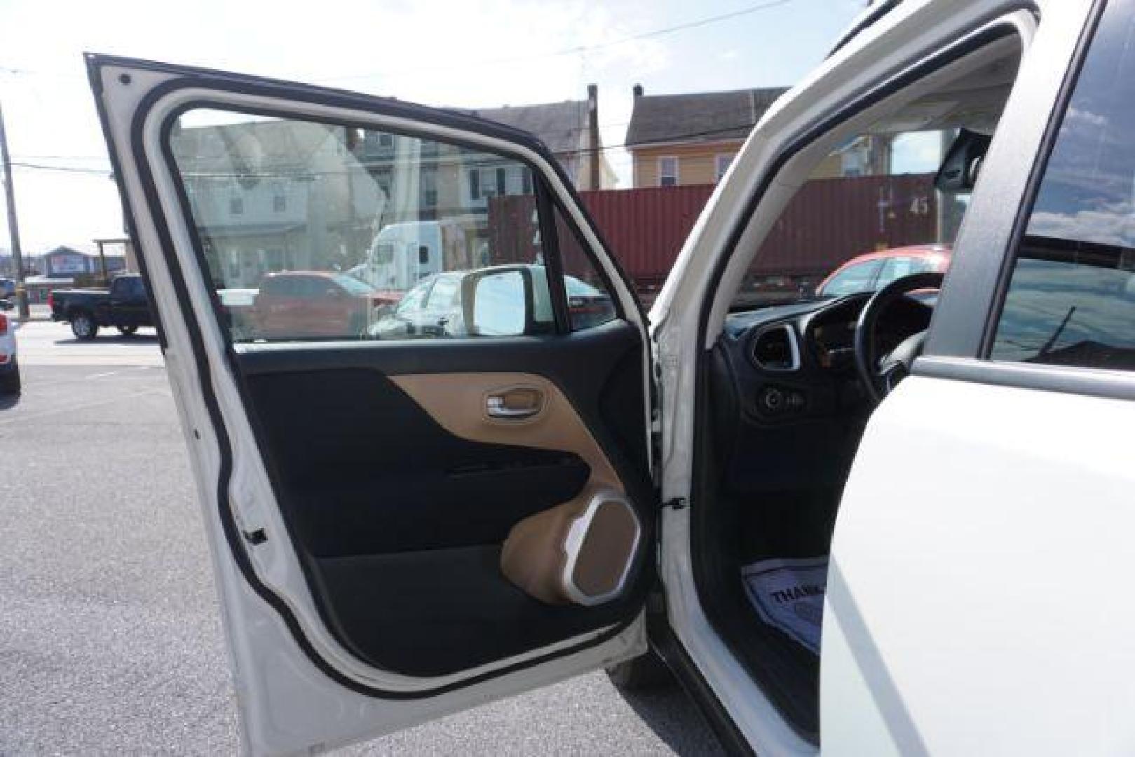 2018 Alpine White /Black/Sandstorm, premium cloth Jeep Renegade Latitude 4WD (ZACCJBBB5JP) with an 2.4L L4 DOHC 16V engine, Automatic transmission, located at 312 Centre Ave, Schuylkill Haven, PA, 17972, (570) 593-5278, 40.638130, -76.177383 - Advanced Technology Pkg, Beats Audio System, Blind Spot Monitor, Collision Avoidance System, Heated Front Seats, Lane Departure Warning, Luggage Rack, Navigation, Passive Keyless Entry, Power Driver's Seat, Remote Engine Starter - Photo#17