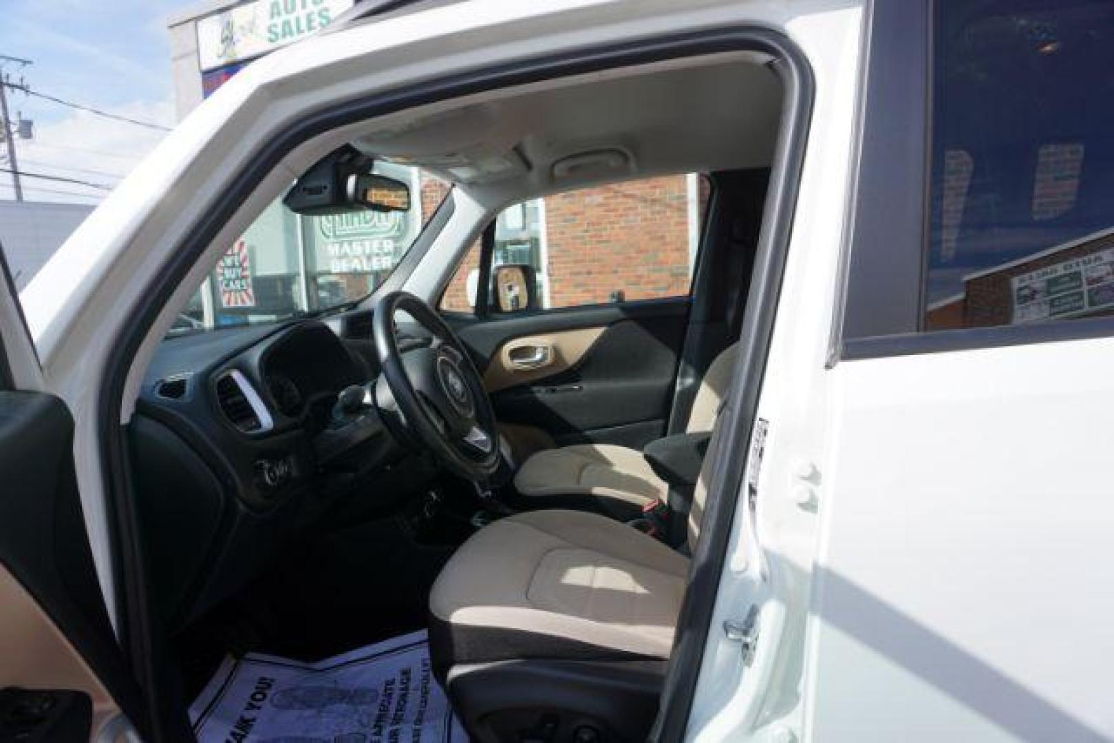 2018 Alpine White /Black/Sandstorm, premium cloth Jeep Renegade Latitude 4WD (ZACCJBBB5JP) with an 2.4L L4 DOHC 16V engine, Automatic transmission, located at 312 Centre Ave, Schuylkill Haven, PA, 17972, (570) 593-5278, 40.638130, -76.177383 - Advanced Technology Pkg, Beats Audio System, Blind Spot Monitor, Collision Avoidance System, Heated Front Seats, Lane Departure Warning, Luggage Rack, Navigation, Passive Keyless Entry, Power Driver's Seat, Remote Engine Starter - Photo#21