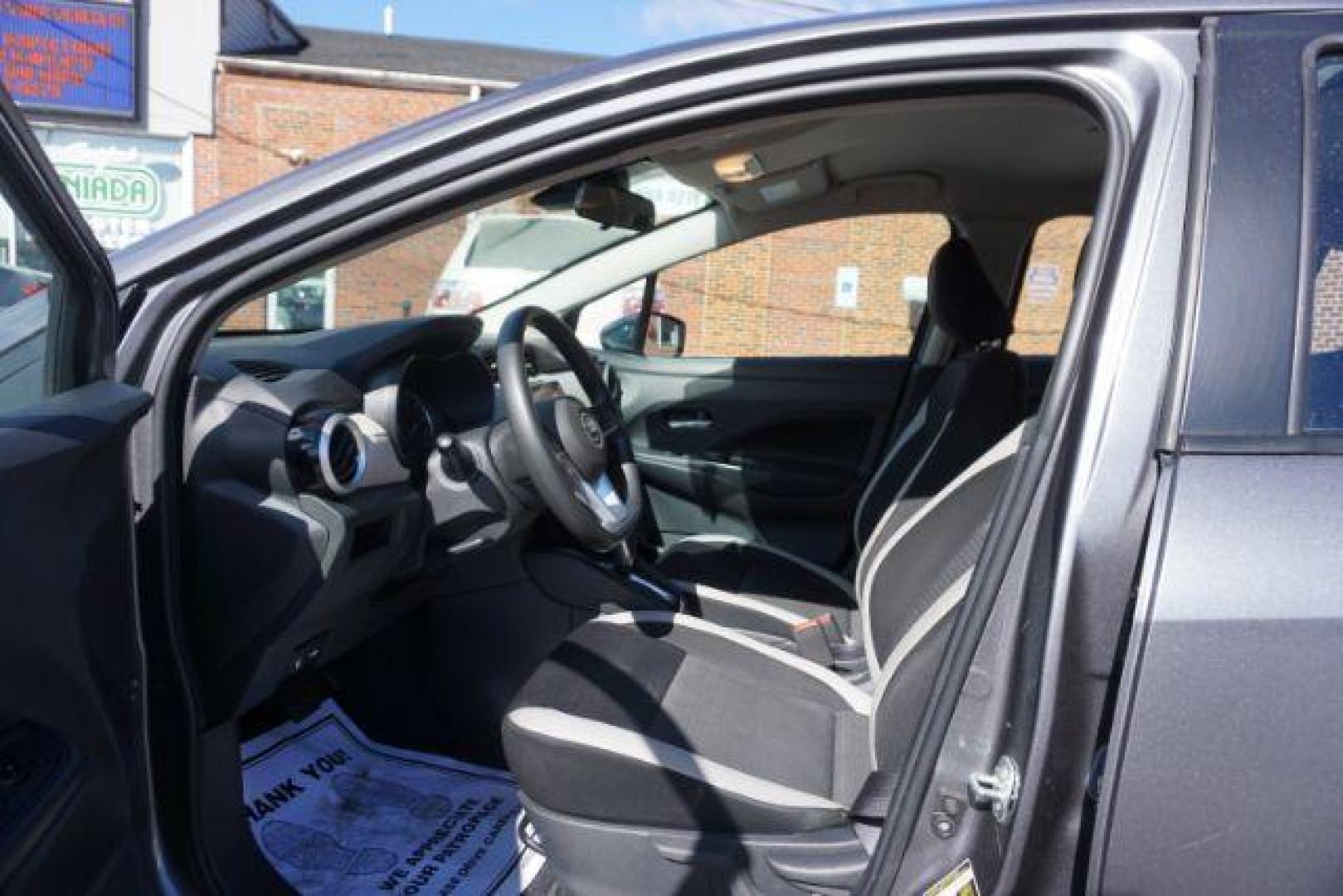 2021 Gun Metallic /Graphite Nissan Versa SV (3N1CN8EV4ML) with an 1.6L L4 DOHC 16V engine, Continuously Variable Transmission transmission, located at 312 Centre Ave, Schuylkill Haven, PA, 17972, (570) 593-5278, 40.638130, -76.177383 - Photo#21