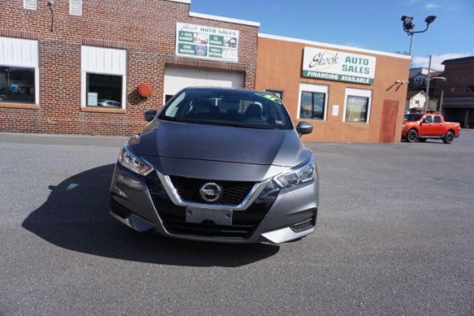 2021 Gun Metallic /Graphite Nissan Versa SV (3N1CN8EV4ML) with an 1.6L L4 DOHC 16V engine, Continuously Variable Transmission transmission, located at 312 Centre Ave, Schuylkill Haven, PA, 17972, (570) 593-5278, 40.638130, -76.177383 - Photo#5