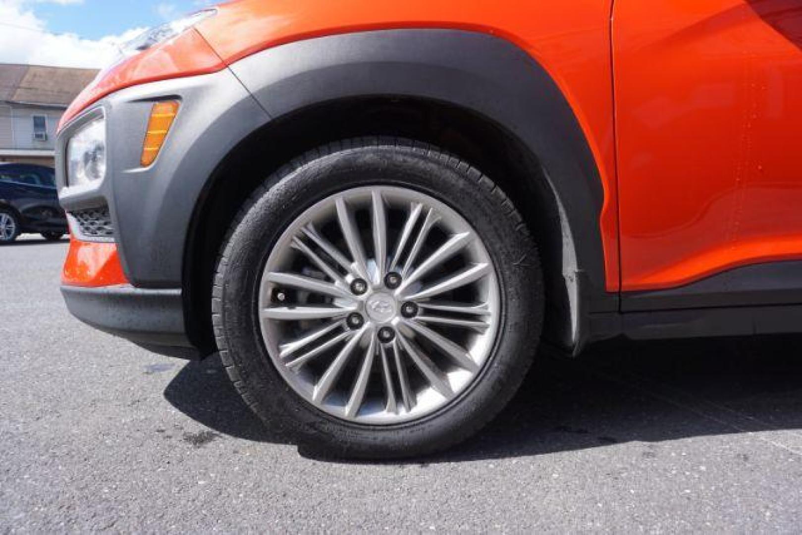 2019 Sunset Orange /Gray/Black, cloth Hyundai Kona SEL w/Contrast Roof AWD (KM8K6CAA6KU) with an 2.0L L4 DOHC 16V engine, 6-Speed Automatic transmission, located at 312 Centre Ave, Schuylkill Haven, PA, 17972, (570) 593-5278, 40.638130, -76.177383 - universal garage door opener - Photo#10
