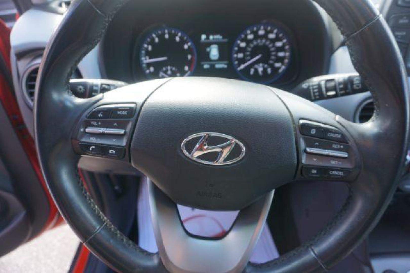 2019 Sunset Orange /Gray/Black, cloth Hyundai Kona SEL w/Contrast Roof AWD (KM8K6CAA6KU) with an 2.0L L4 DOHC 16V engine, 6-Speed Automatic transmission, located at 312 Centre Ave, Schuylkill Haven, PA, 17972, (570) 593-5278, 40.638130, -76.177383 - universal garage door opener - Photo#22