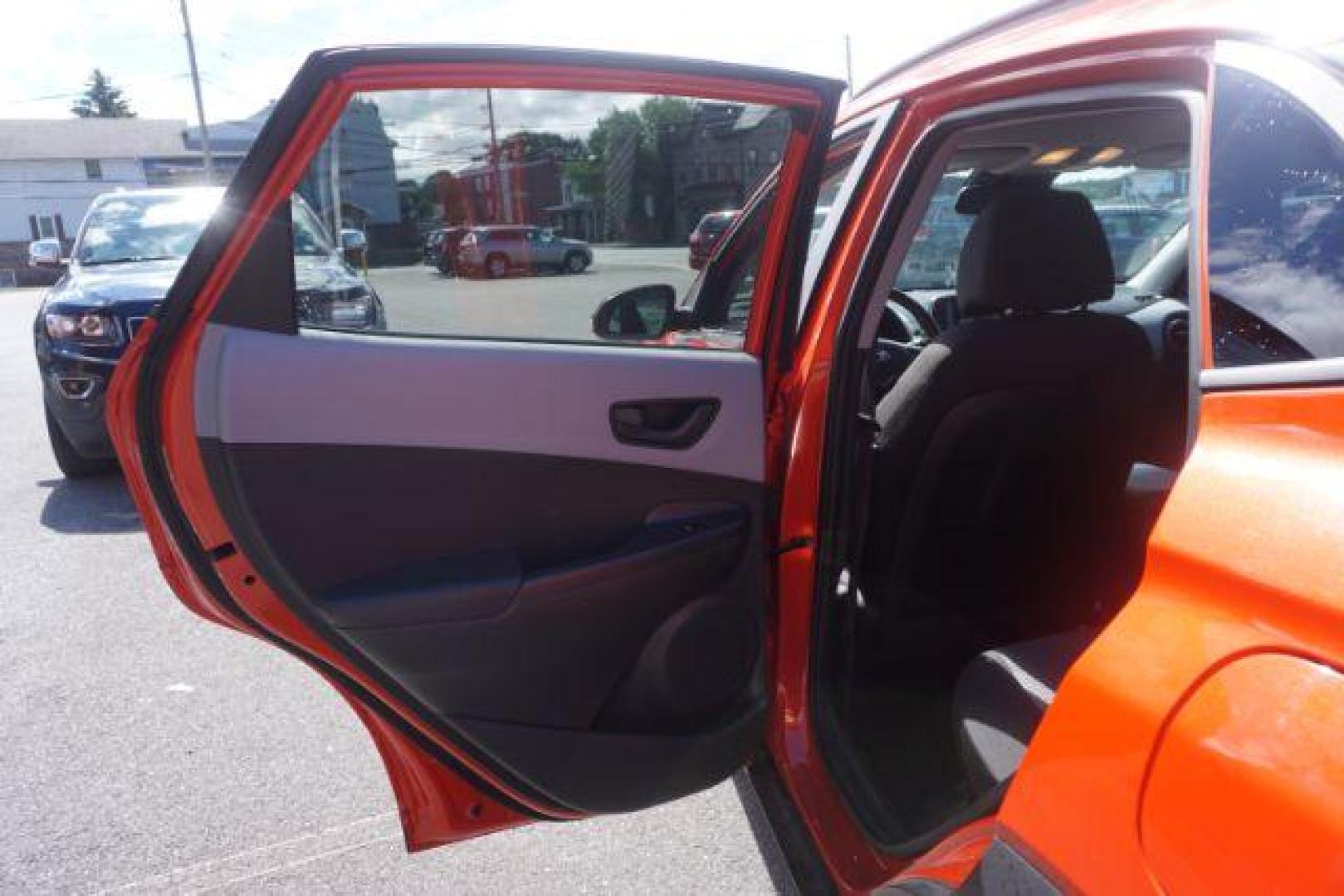 2019 Sunset Orange /Gray/Black, cloth Hyundai Kona SEL w/Contrast Roof AWD (KM8K6CAA6KU) with an 2.0L L4 DOHC 16V engine, 6-Speed Automatic transmission, located at 312 Centre Ave, Schuylkill Haven, PA, 17972, (570) 593-5278, 40.638130, -76.177383 - universal garage door opener - Photo#28
