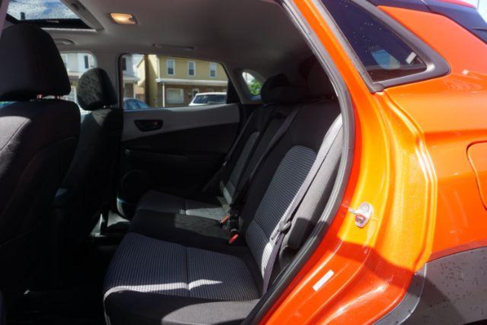 2019 Sunset Orange /Gray/Black, cloth Hyundai Kona SEL w/Contrast Roof AWD (KM8K6CAA6KU) with an 2.0L L4 DOHC 16V engine, 6-Speed Automatic transmission, located at 312 Centre Ave, Schuylkill Haven, PA, 17972, (570) 593-5278, 40.638130, -76.177383 - universal garage door opener - Photo#32