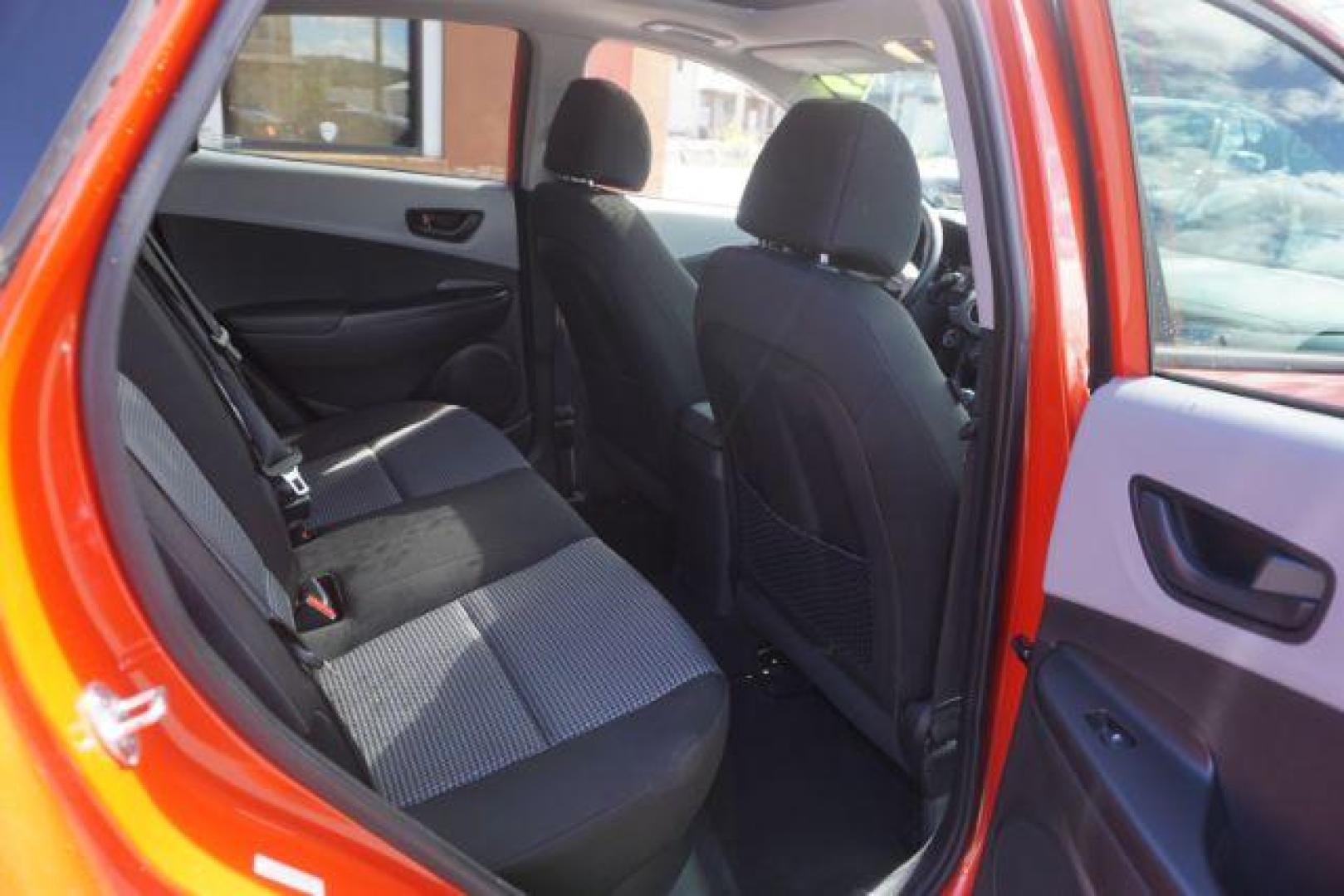 2019 Sunset Orange /Gray/Black, cloth Hyundai Kona SEL w/Contrast Roof AWD (KM8K6CAA6KU) with an 2.0L L4 DOHC 16V engine, 6-Speed Automatic transmission, located at 312 Centre Ave, Schuylkill Haven, PA, 17972, (570) 593-5278, 40.638130, -76.177383 - universal garage door opener - Photo#41