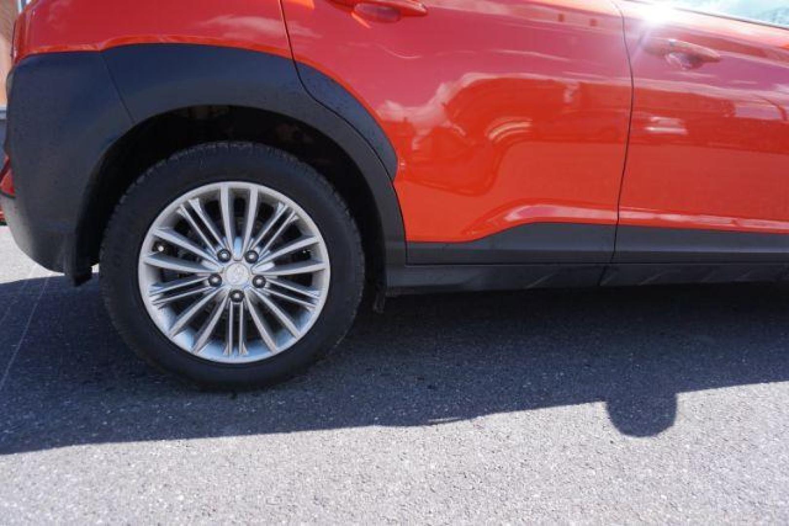 2019 Sunset Orange /Gray/Black, cloth Hyundai Kona SEL w/Contrast Roof AWD (KM8K6CAA6KU) with an 2.0L L4 DOHC 16V engine, 6-Speed Automatic transmission, located at 312 Centre Ave, Schuylkill Haven, PA, 17972, (570) 593-5278, 40.638130, -76.177383 - universal garage door opener - Photo#4