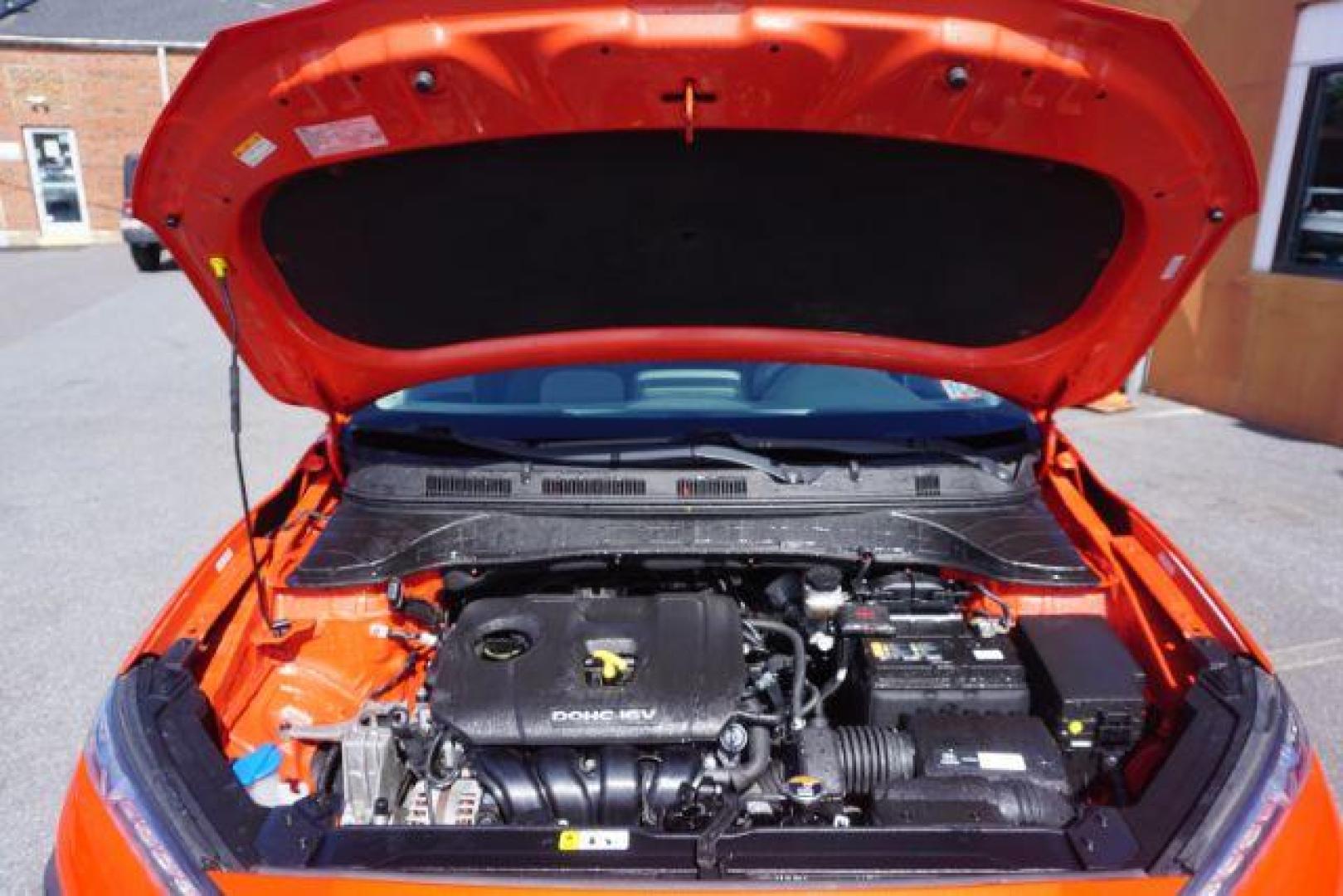 2019 Sunset Orange /Gray/Black, cloth Hyundai Kona SEL w/Contrast Roof AWD (KM8K6CAA6KU) with an 2.0L L4 DOHC 16V engine, 6-Speed Automatic transmission, located at 312 Centre Ave, Schuylkill Haven, PA, 17972, (570) 593-5278, 40.638130, -76.177383 - universal garage door opener - Photo#49
