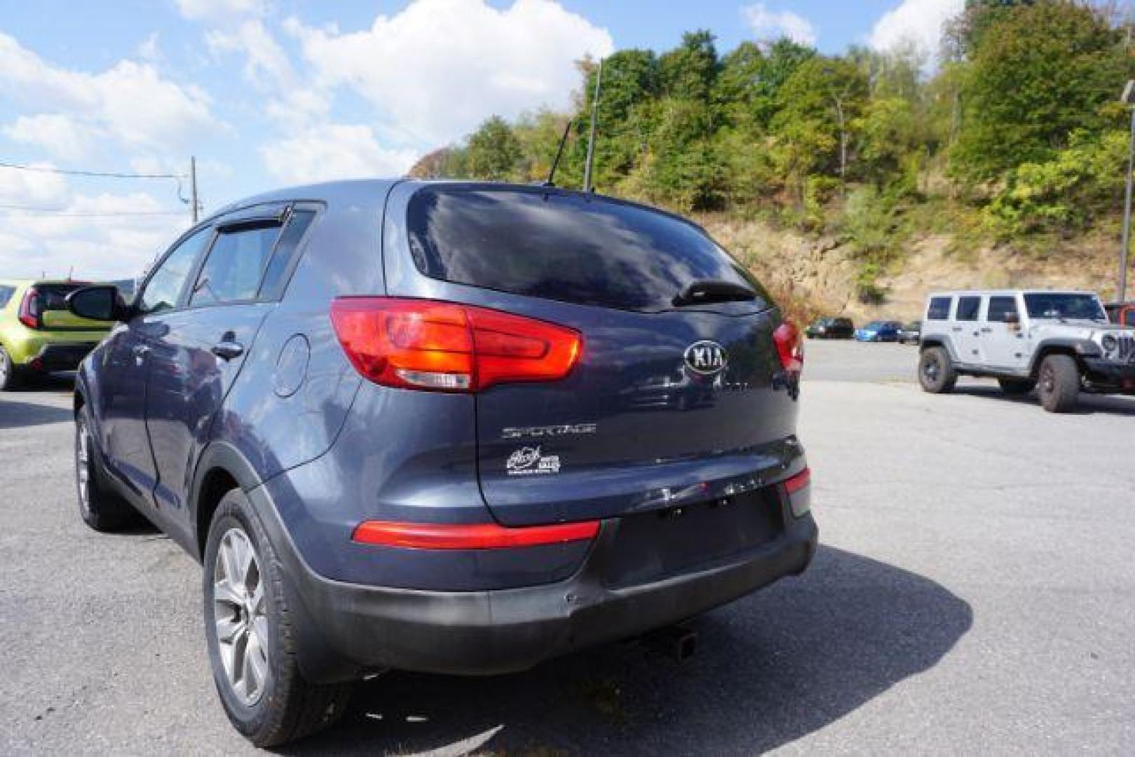 2016 Twilight Blue /Black, cloth Kia Sportage LX AWD (KNDPBCAC8G7) with an 2.4L V6 DOHC 24V engine, 6-Speed Automatic transmission, located at 312 Centre Ave, Schuylkill Haven, PA, 17972, (570) 593-5278, 40.638130, -76.177383 - remote engine starter, towing camper pkg - Photo#14