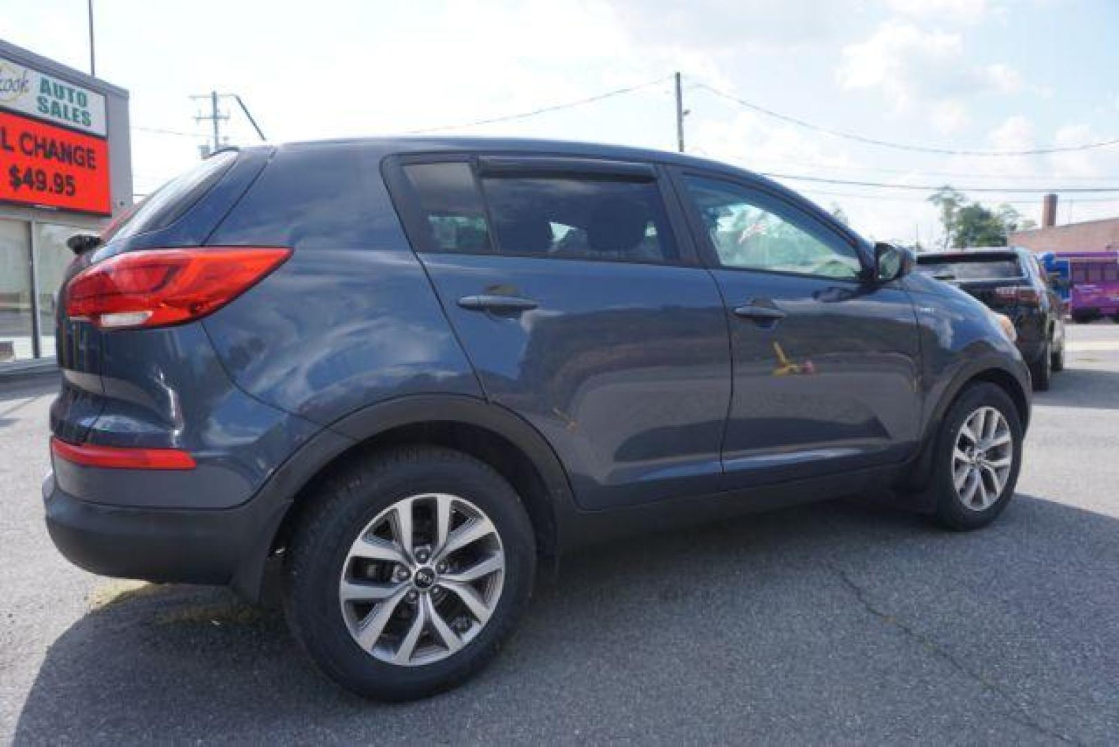 2016 Twilight Blue /Black, cloth Kia Sportage LX AWD (KNDPBCAC8G7) with an 2.4L V6 DOHC 24V engine, 6-Speed Automatic transmission, located at 312 Centre Ave, Schuylkill Haven, PA, 17972, (570) 593-5278, 40.638130, -76.177383 - remote engine starter, towing camper pkg - Photo#19