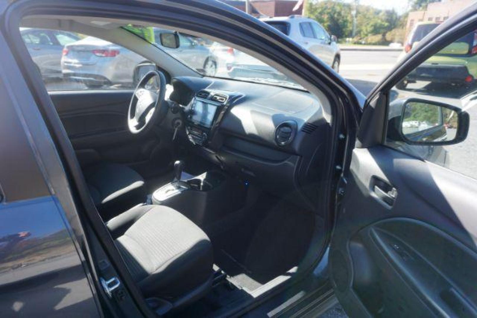 2024 Starlight Silver Metallic /Black Mitsubishi Mirage G4 ES (ML32FUFJ6RH) with an 1.2L L3 DOHC engine, Continuously Variable Transmission transmission, located at 312 Centre Ave, Schuylkill Haven, PA, 17972, (570) 593-5278, 40.638130, -76.177383 - aluminum/alloy wheels, rear parking sensors - Photo#50