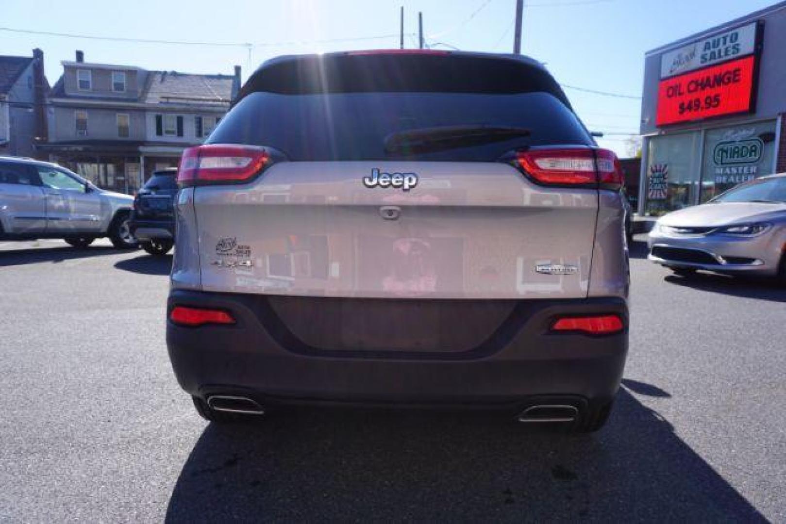 2017 Granite Metallic Clear Coat /Black, premium cloth Jeep Cherokee Latitude 4WD (1C4PJMCSXHW) with an 3.2L V6 DOHC 24V engine, 9-Speed Automatic transmission, located at 312 Centre Ave, Schuylkill Haven, PA, 17972, (570) 593-5278, 40.638130, -76.177383 - heated exterior mirrors, heated front seats, luggage rack, navigation system, passive keyless entry, rear parking sensors, remote engine starter - Photo#11