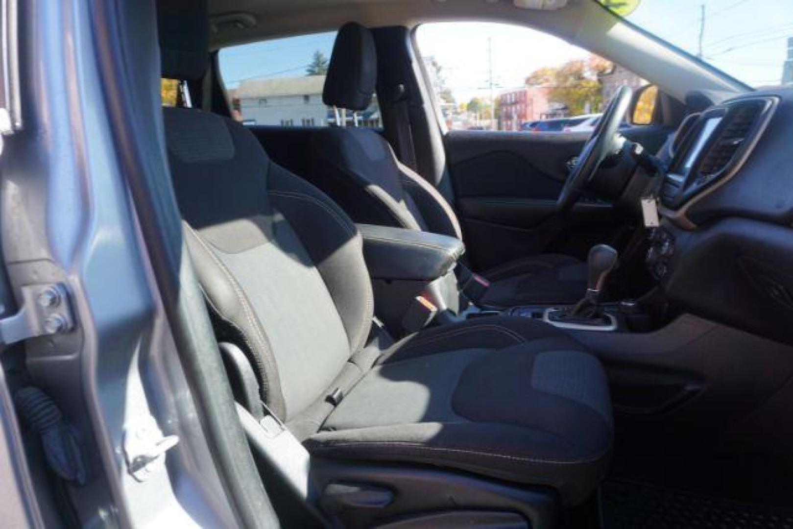 2017 Granite Metallic Clear Coat /Black, premium cloth Jeep Cherokee Latitude 4WD (1C4PJMCSXHW) with an 3.2L V6 DOHC 24V engine, 9-Speed Automatic transmission, located at 312 Centre Ave, Schuylkill Haven, PA, 17972, (570) 593-5278, 40.638130, -76.177383 - heated exterior mirrors, heated front seats, luggage rack, navigation system, passive keyless entry, rear parking sensors, remote engine starter - Photo#54