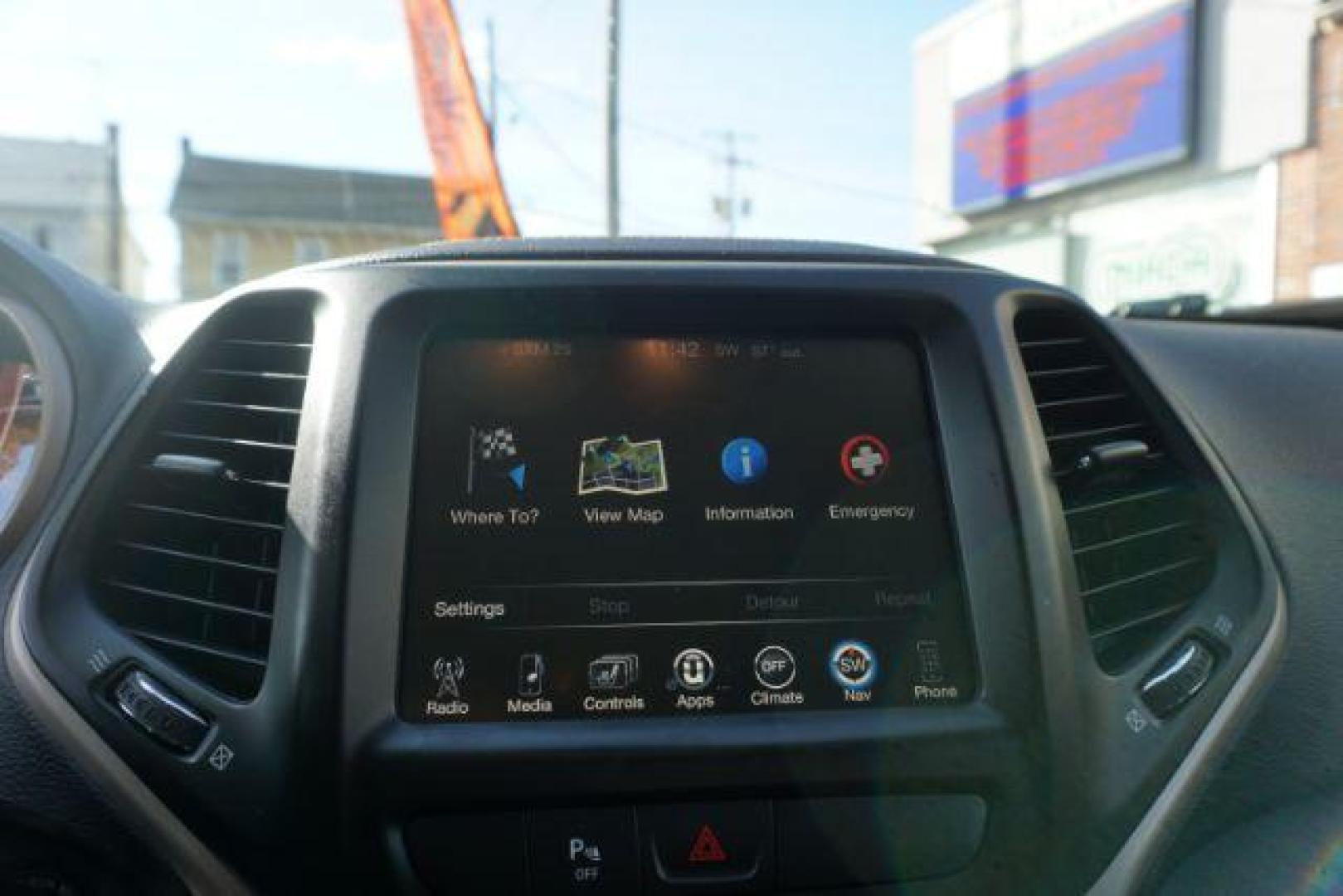 2016 Bright White Clear Coat /Black, premium cloth Jeep Cherokee Latitude 4WD (1C4PJMCS9GW) with an 3.2L V6 DOHC 24V engine, 9-Speed Automatic transmission, located at 312 Centre Ave, Schuylkill Haven, PA, 17972, (570) 593-5278, 40.638130, -76.177383 - navigation, passive keyless entry, power drivers seat - Photo#30