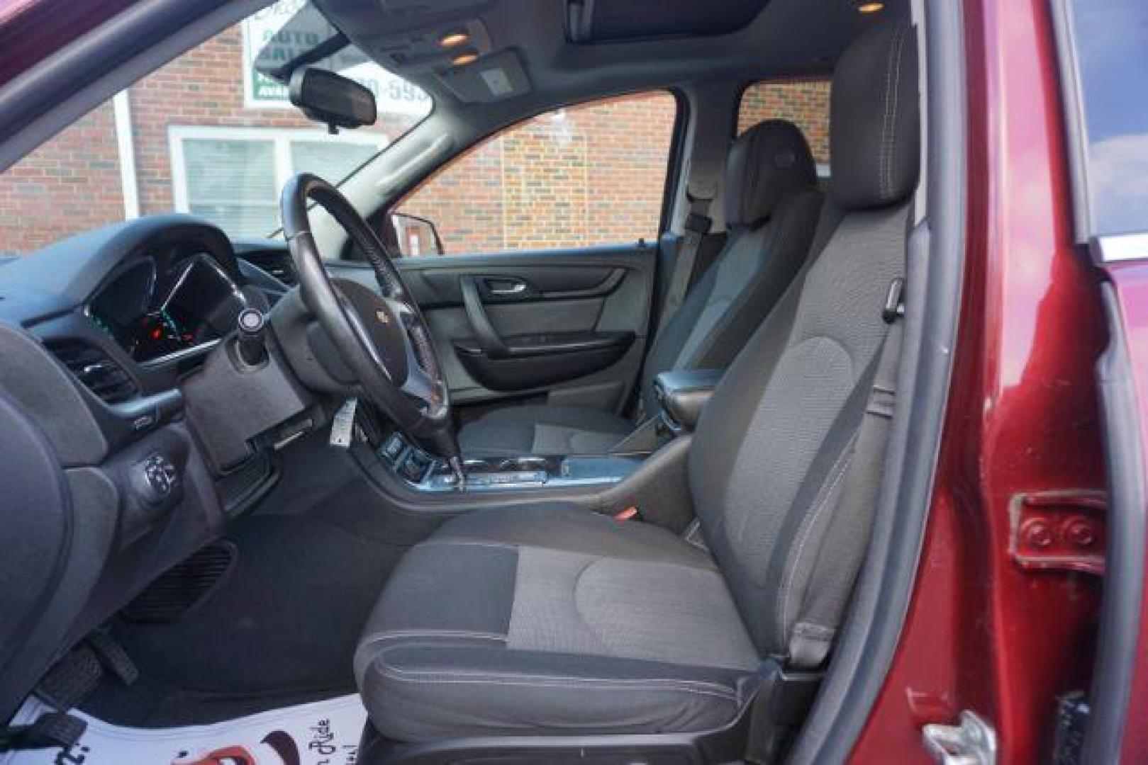 2016 maroon /Ebony / Saddle Up, premium cloth Chevrolet Traverse 1LT AWD (1GNKVGKD4GJ) with an 3.6L V6 DOHC 24V engine, 6-Speed Automatic transmission, located at 312 Centre Ave, Schuylkill Haven, PA, 17972, (570) 593-5278, 40.638130, -76.177383 - automatic climate control, heated front seats, luggage rack, power driver's seat, power sunroof, rear parking sensors, towing pkg. - Photo#21