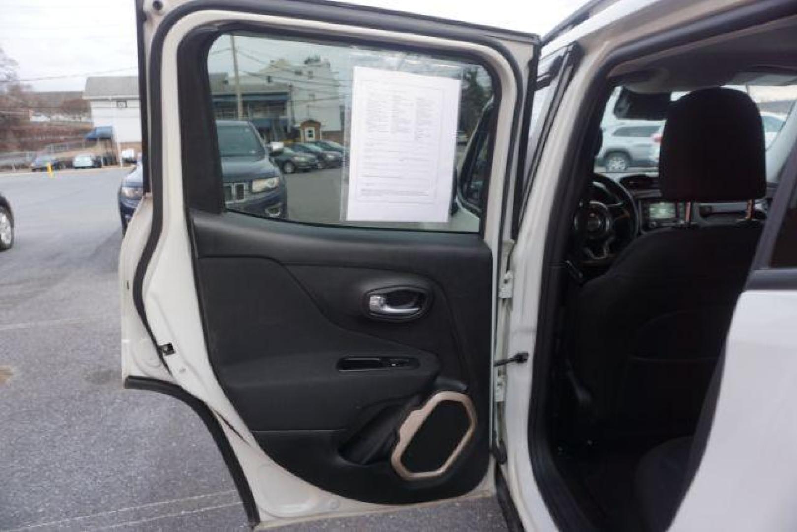 2016 Alpine White /Black, cloth Jeep Renegade Latitude 4WD (ZACCJBBT9GP) with an 2.4L L4 DOHC 16V engine, 6-Speed Manual transmission, located at 312 Centre Ave, Schuylkill Haven, PA, 17972, (570) 593-5278, 40.638130, -76.177383 - bluetooth connection, luggage rack, passive keyless entry, remote engine starter, - Photo#36