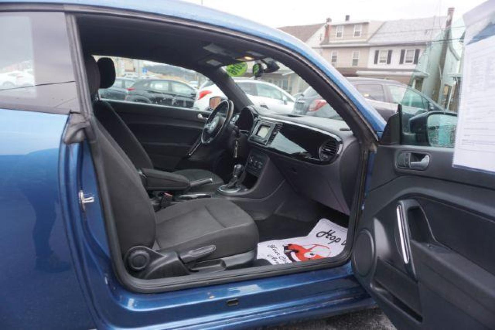 2016 Blue Volkswagen Beetle 1.8T PZEV 6A Fleet (3VWF17AT4GM) with an 1.8L L4 DOHC 16V engine, 6-Speed Automatic transmission, located at 312 Centre Ave, Schuylkill Haven, PA, 17972, (570) 593-5278, 40.638130, -76.177383 - Photo#40