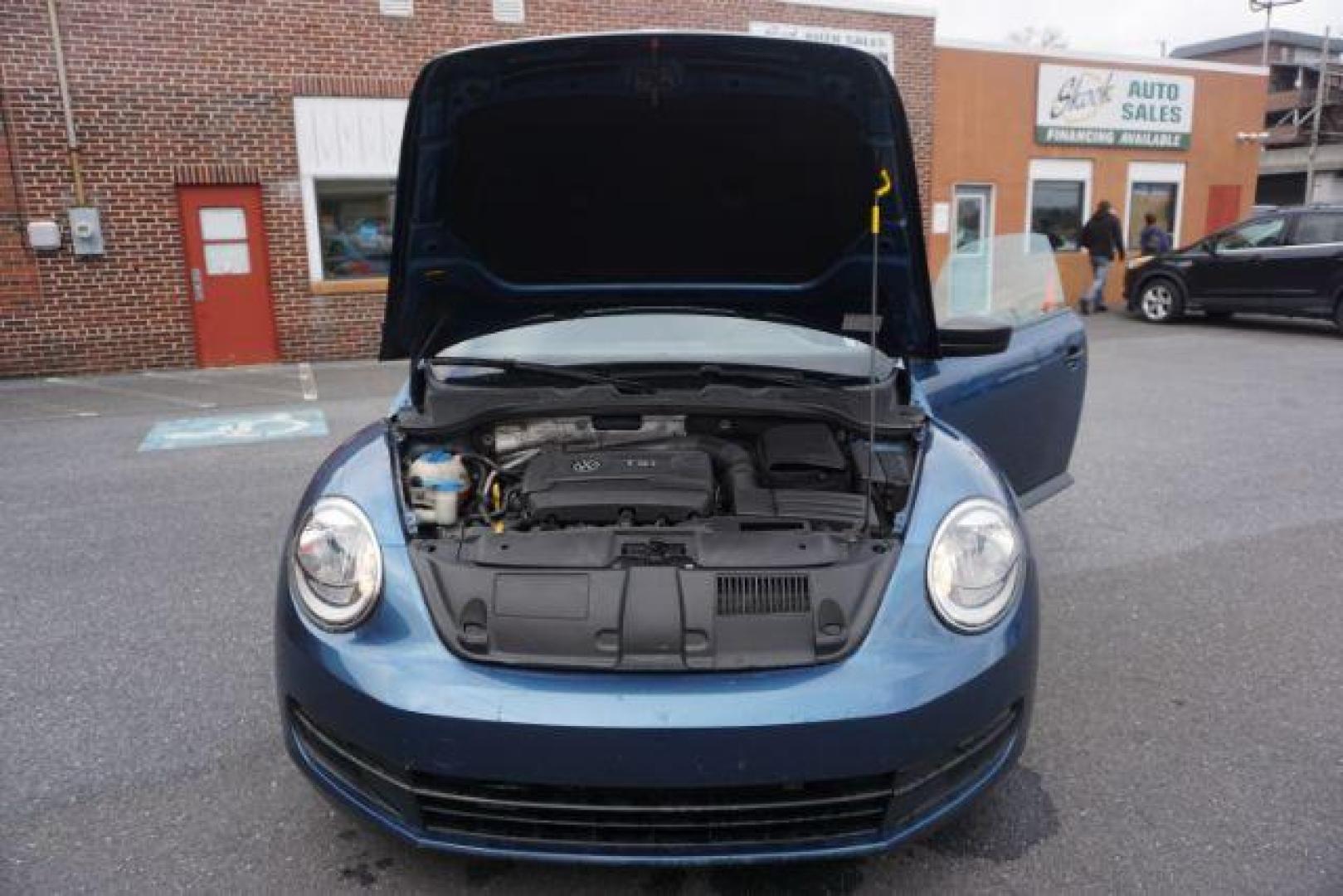 2016 Blue Volkswagen Beetle 1.8T PZEV 6A Fleet (3VWF17AT4GM) with an 1.8L L4 DOHC 16V engine, 6-Speed Automatic transmission, located at 312 Centre Ave, Schuylkill Haven, PA, 17972, (570) 593-5278, 40.638130, -76.177383 - Photo#46
