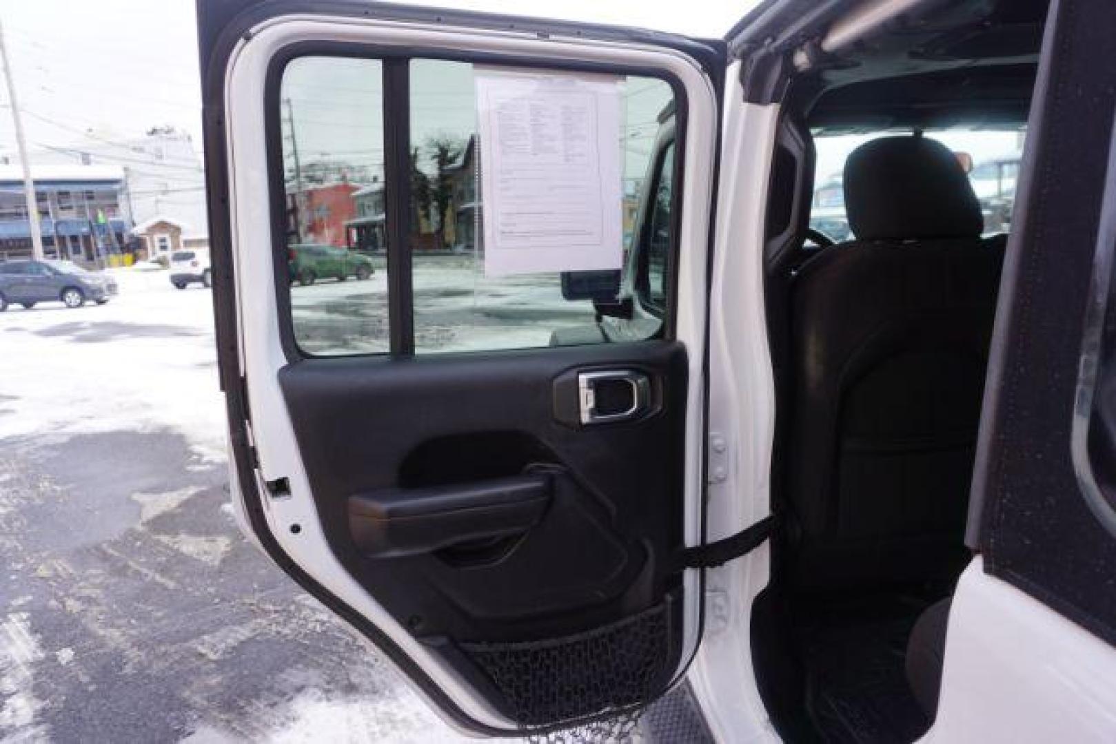 2018 white /black cloth Jeep Wrangler Unlimited Sport (1C4HJXDG1JW) with an 3.6L V6 DOHC 24V FFV engine, 6-Speed Automatic transmission, located at 312 Centre Ave, Schuylkill Haven, PA, 17972, (570) 593-5278, 40.638130, -76.177383 - automatic climate control, fixed running boards, locking/limited slip differential, navigation system - Photo#28