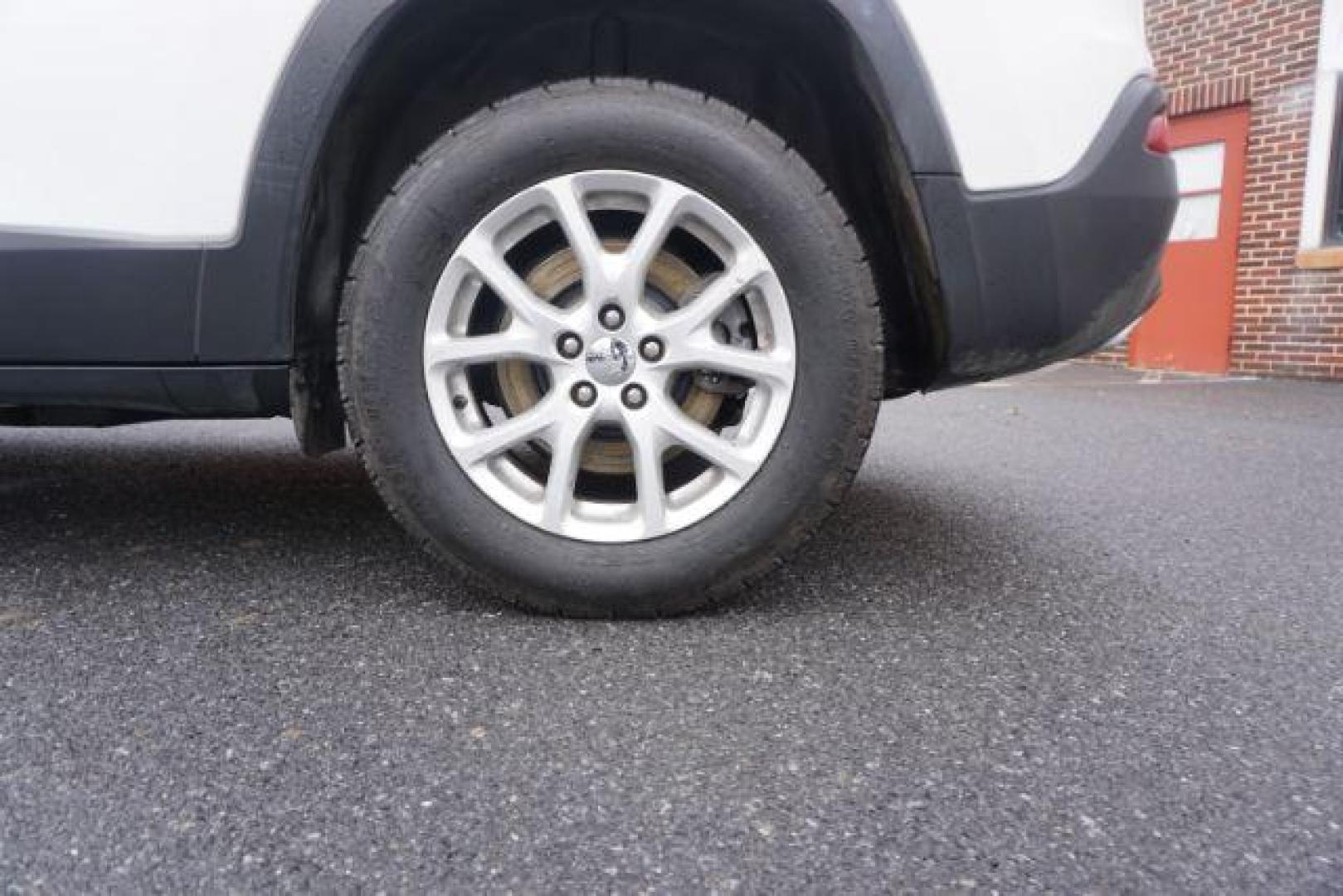 2018 Bright White Clear Coat /Black, leather/cloth Jeep Cherokee Latitude Plus 4WD (1C4PJMLX3JD) with an 3.2L V6 DOHC 24V engine, 9-Speed Automatic transmission, located at 312 Centre Ave, Schuylkill Haven, PA, 17972, (570) 593-5278, 40.638130, -76.177383 - Heated front seats, luggage rack, navigation, rear parking sensors, remote engine starter - Photo#14