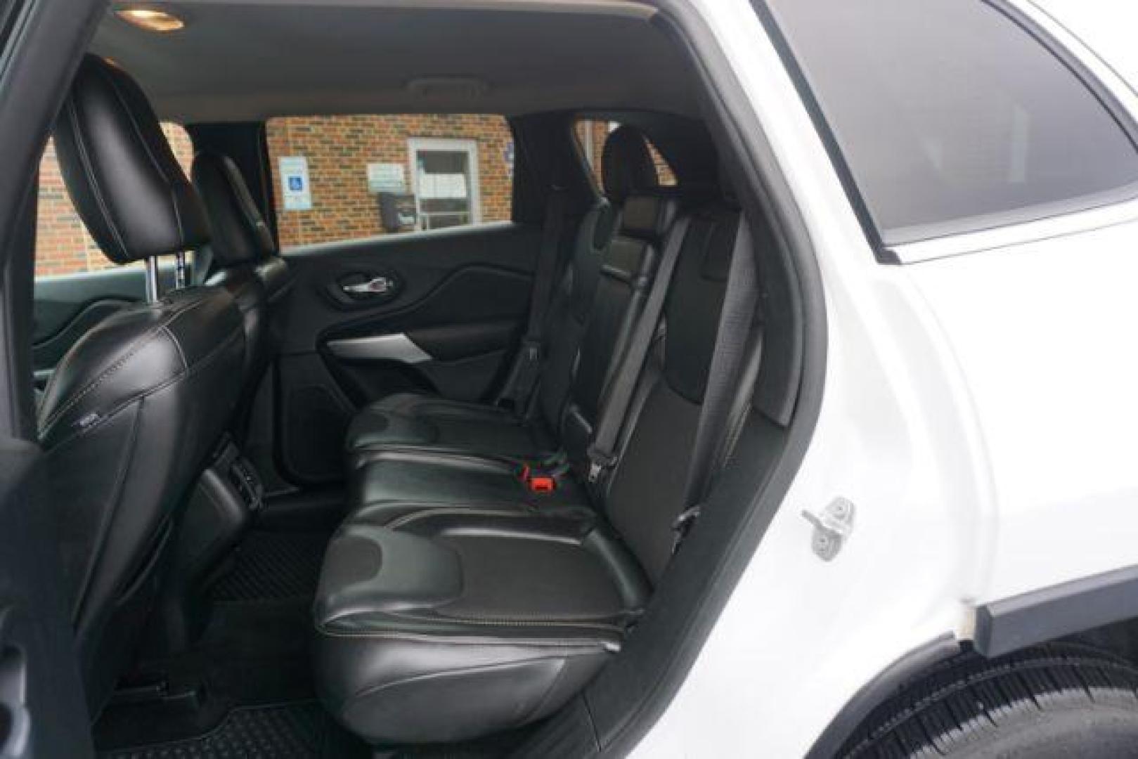 2018 Bright White Clear Coat /Black, leather/cloth Jeep Cherokee Latitude Plus 4WD (1C4PJMLX3JD) with an 3.2L V6 DOHC 24V engine, 9-Speed Automatic transmission, located at 312 Centre Ave, Schuylkill Haven, PA, 17972, (570) 593-5278, 40.638130, -76.177383 - Heated front seats, luggage rack, navigation, rear parking sensors, remote engine starter - Photo#38