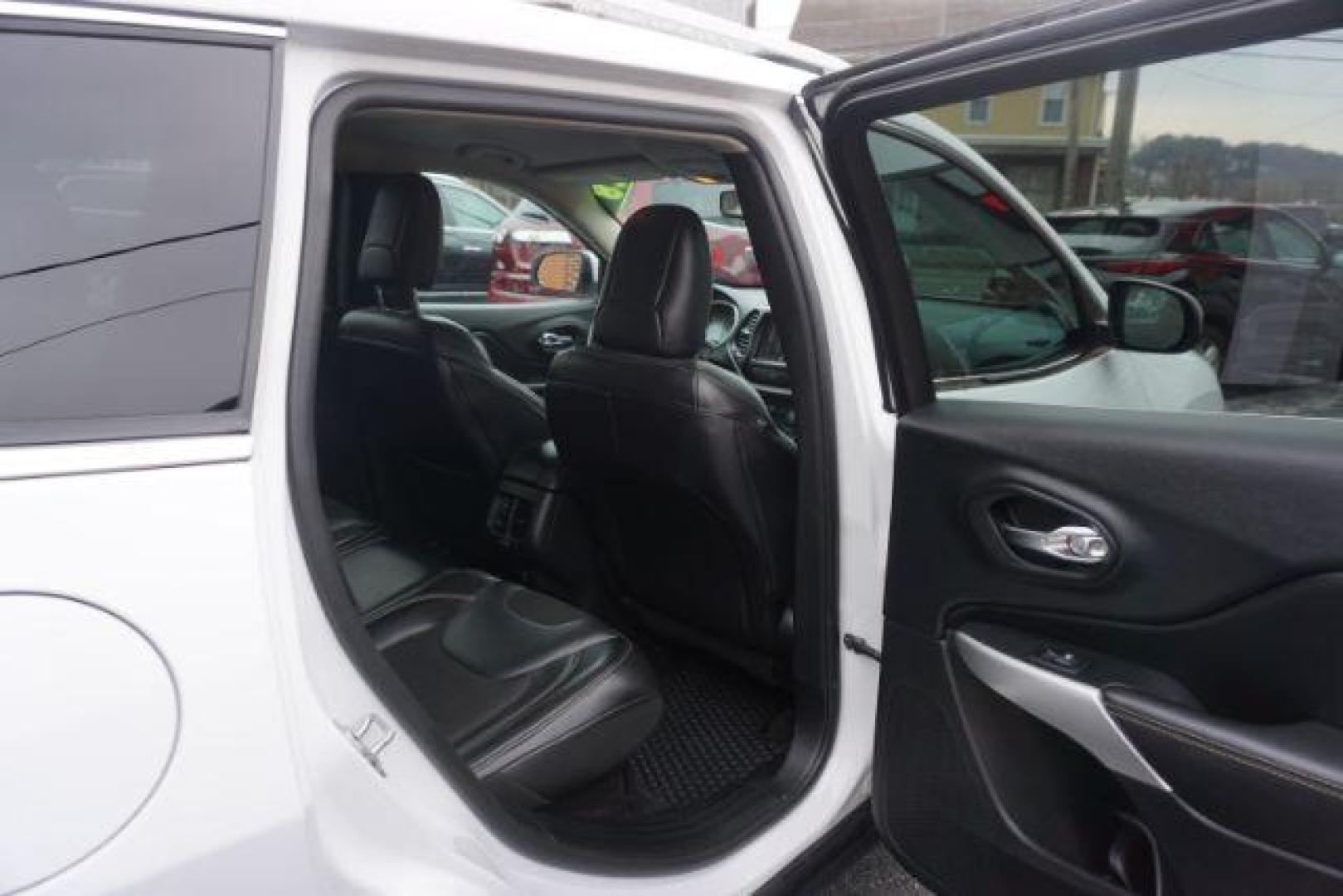 2018 Bright White Clear Coat /Black, leather/cloth Jeep Cherokee Latitude Plus 4WD (1C4PJMLX3JD) with an 3.2L V6 DOHC 24V engine, 9-Speed Automatic transmission, located at 312 Centre Ave, Schuylkill Haven, PA, 17972, (570) 593-5278, 40.638130, -76.177383 - Heated front seats, luggage rack, navigation, rear parking sensors, remote engine starter - Photo#46