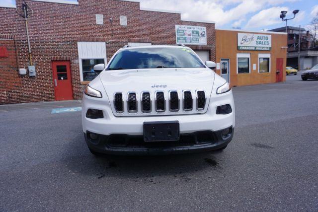 2018 Bright White Clear Coat /Black, leather/cloth Jeep Cherokee Latitude Plus 4WD (1C4PJMLX3JD) with an 3.2L V6 DOHC 24V engine, 9-Speed Automatic transmission, located at 312 Centre Ave, Schuylkill Haven, PA, 17972, (570) 593-5278, 40.638130, -76.177383 - Heated front seats, luggage rack, navigation, rear parking sensors, remote engine starter - Photo#3