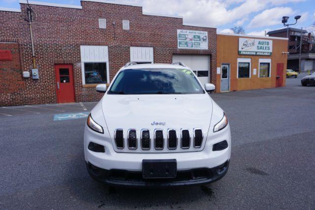2018 Bright White Clear Coat /Black, leather/cloth Jeep Cherokee Latitude Plus 4WD (1C4PJMLX3JD) with an 3.2L V6 DOHC 24V engine, 9-Speed Automatic transmission, located at 312 Centre Ave, Schuylkill Haven, PA, 17972, (570) 593-5278, 40.638130, -76.177383 - Heated front seats, luggage rack, navigation, rear parking sensors, remote engine starter - Photo#4
