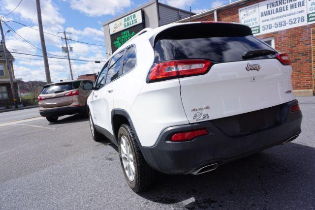 2018 Bright White Clear Coat /Black, leather/cloth Jeep Cherokee Latitude Plus 4WD (1C4PJMLX3JD) with an 3.2L V6 DOHC 24V engine, 9-Speed Automatic transmission, located at 312 Centre Ave, Schuylkill Haven, PA, 17972, (570) 593-5278, 40.638130, -76.177383 - Heated front seats, luggage rack, navigation, rear parking sensors, remote engine starter - Photo#13